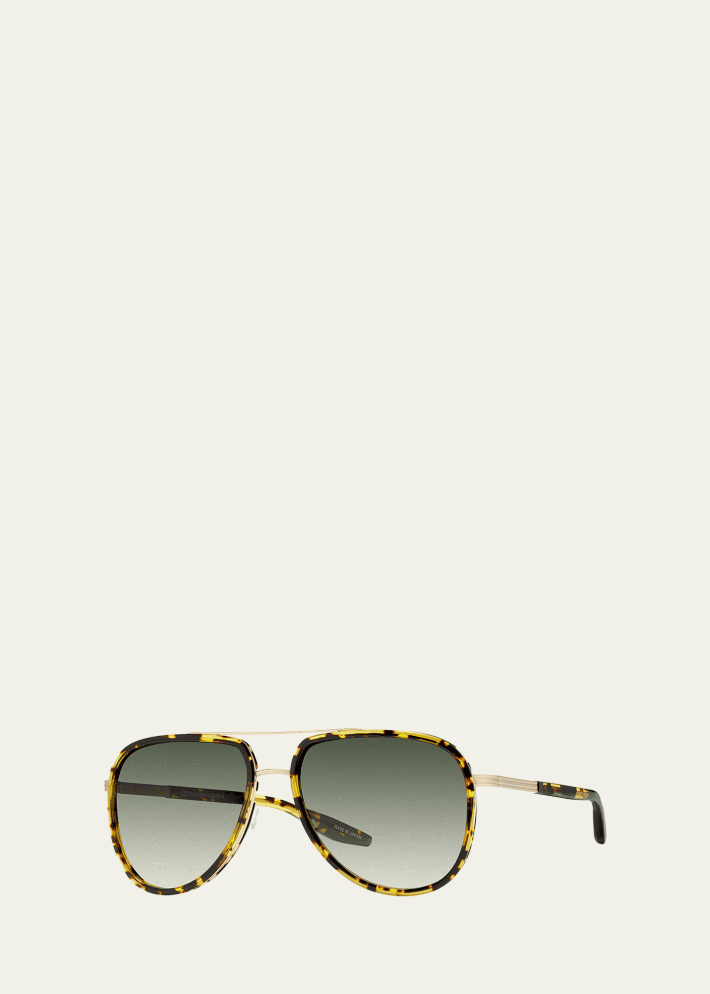 Barton Perreira Cani Titanium Aviator Sunglasses Image 2 of 3