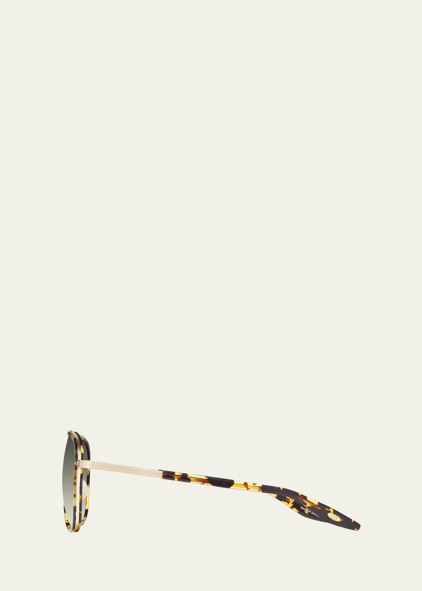Barton Perreira Cani Titanium Aviator Sunglasses Image 3 of 3
