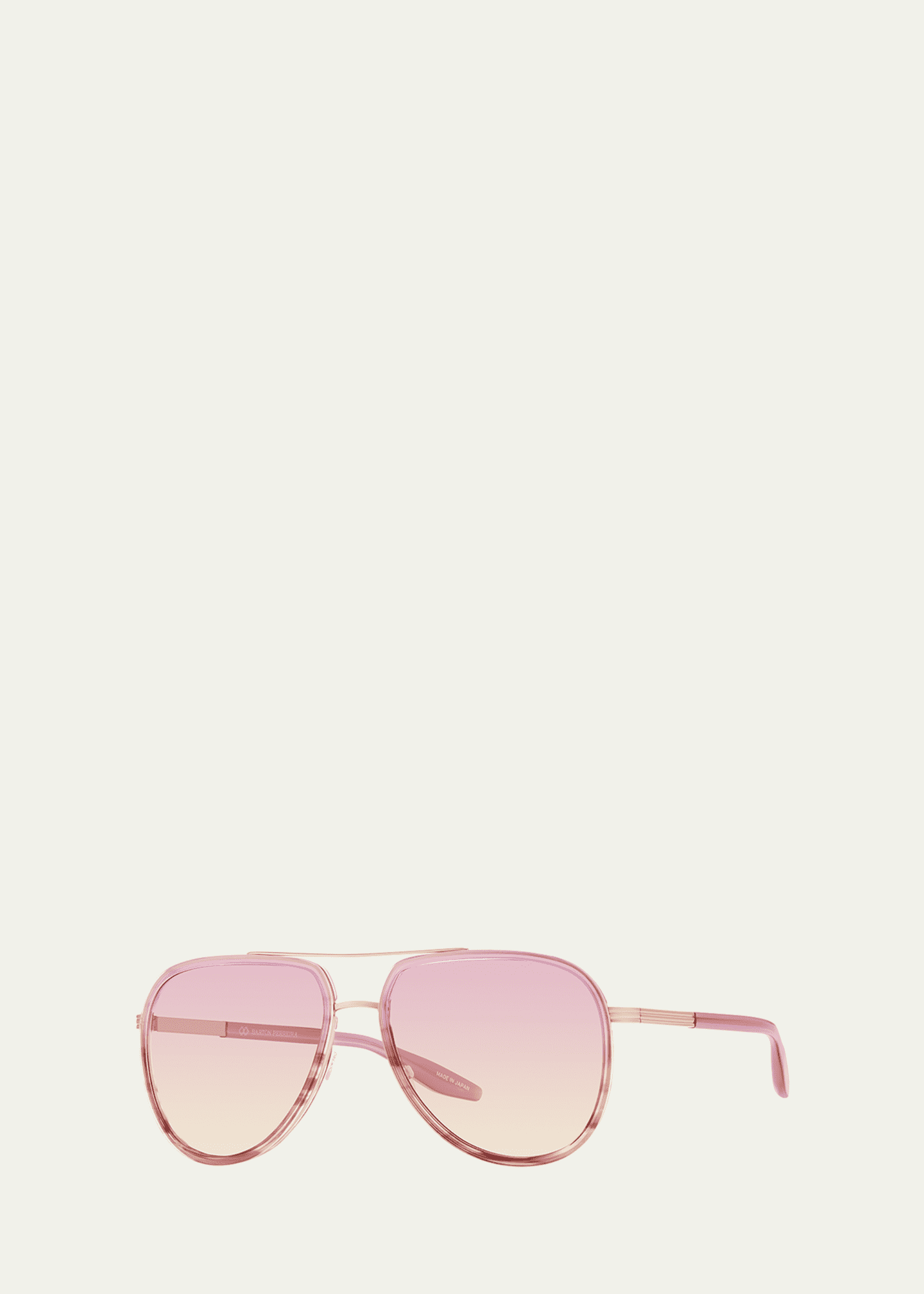 Barton Perreira Cani Titanium Aviator Sunglasses Image 2 of 3