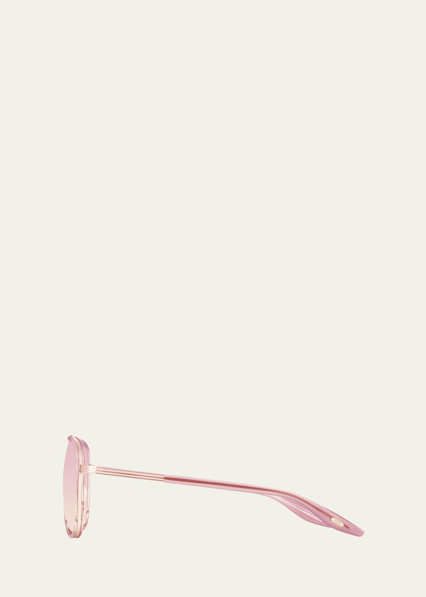 Barton Perreira Cani Titanium Aviator Sunglasses Image 3 of 3