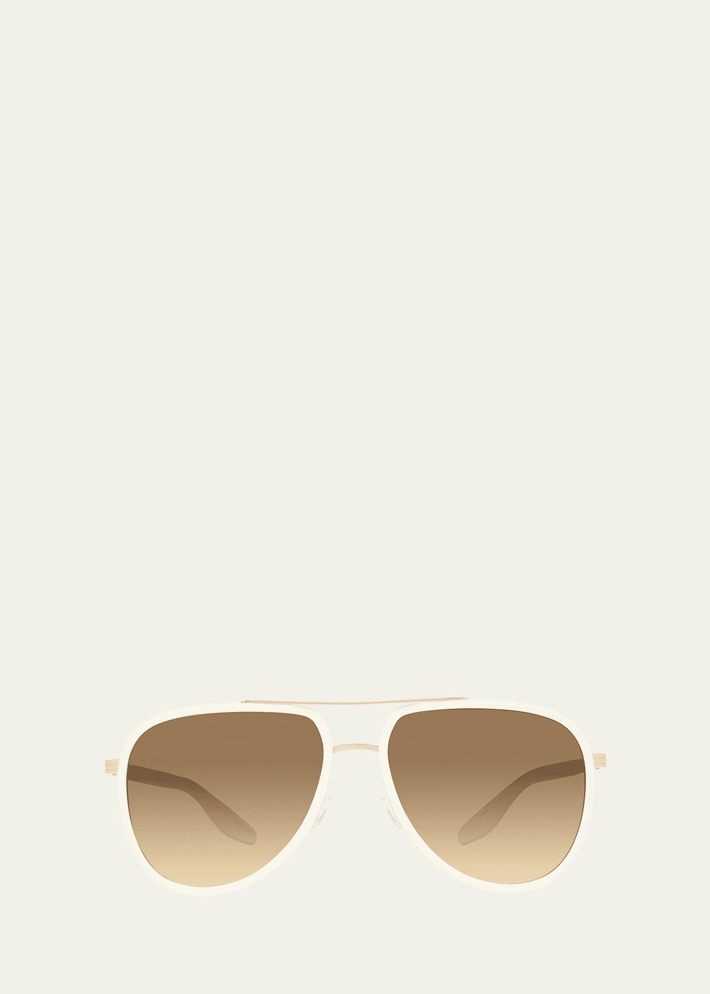 Barton Perreira Cani Titanium Aviator Sunglasses - Bergdorf Goodman