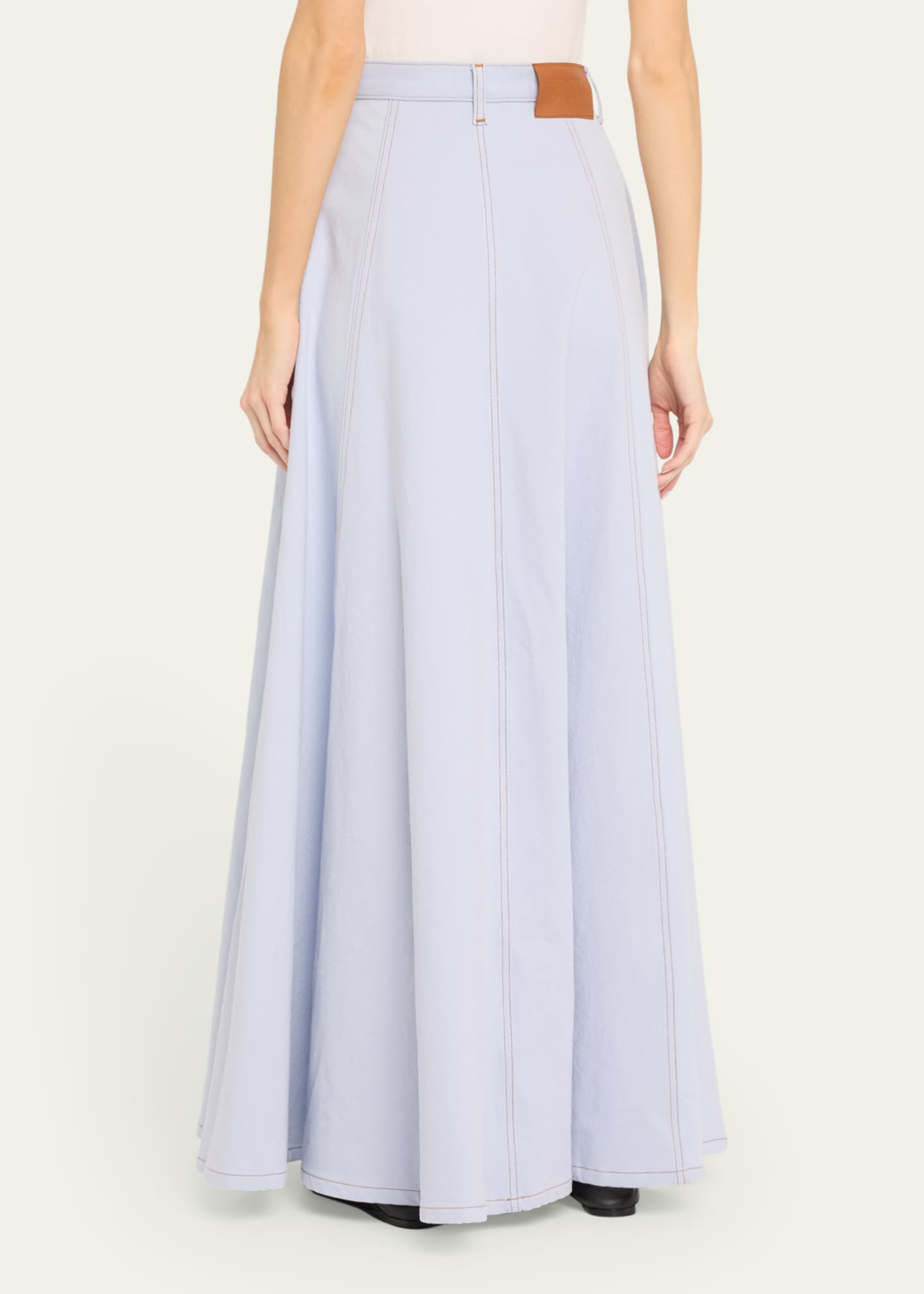 FRAME CH x FRAME The Denim Ball Skirt Image 3 of 5
