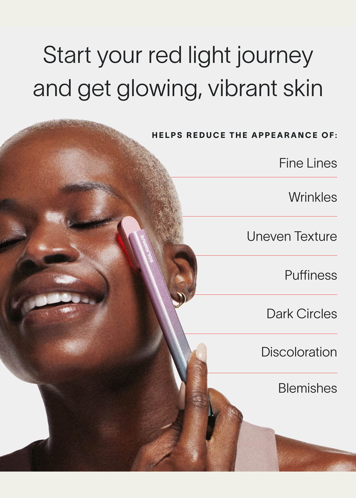 SolaWave Radiant Renewal Red Light Therapy Starter Kit - Bergdorf Goodman