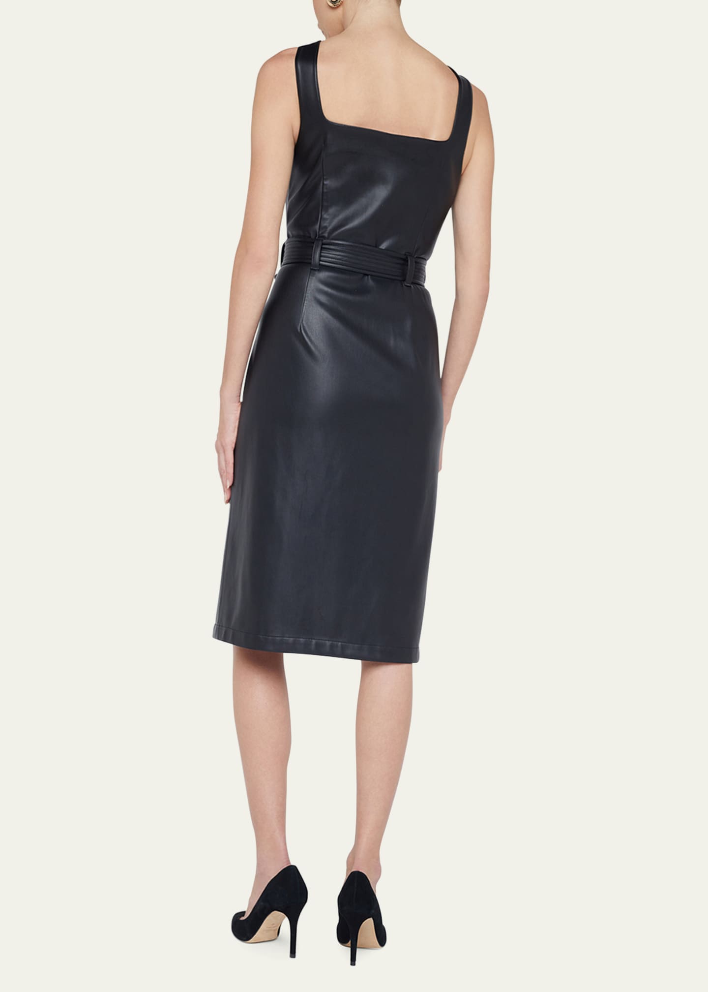 Idy Button-Front Dress Glendale