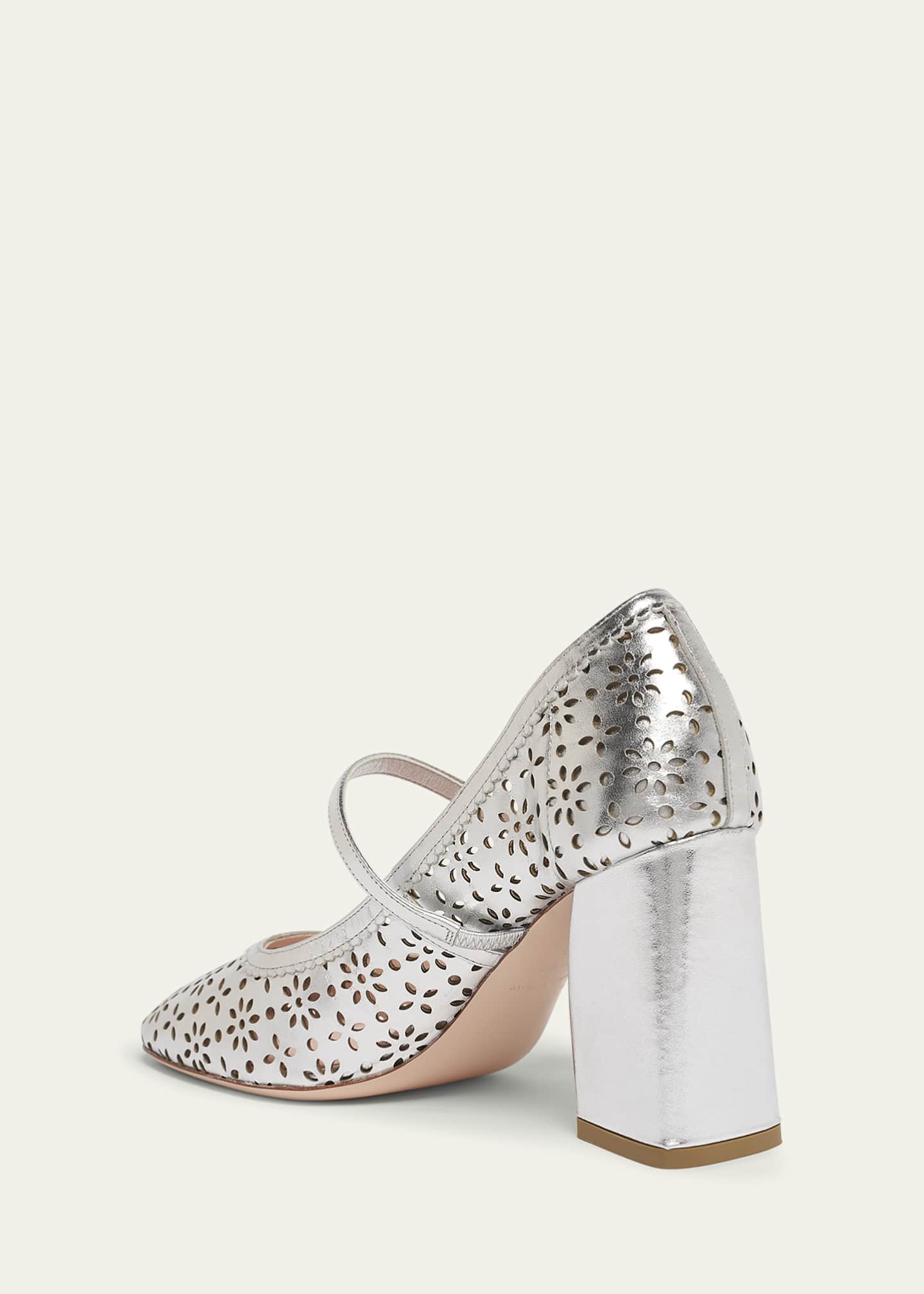 Roger Vivier Tres Vivier Napa Mary Jane Pumps Image 2 of 4