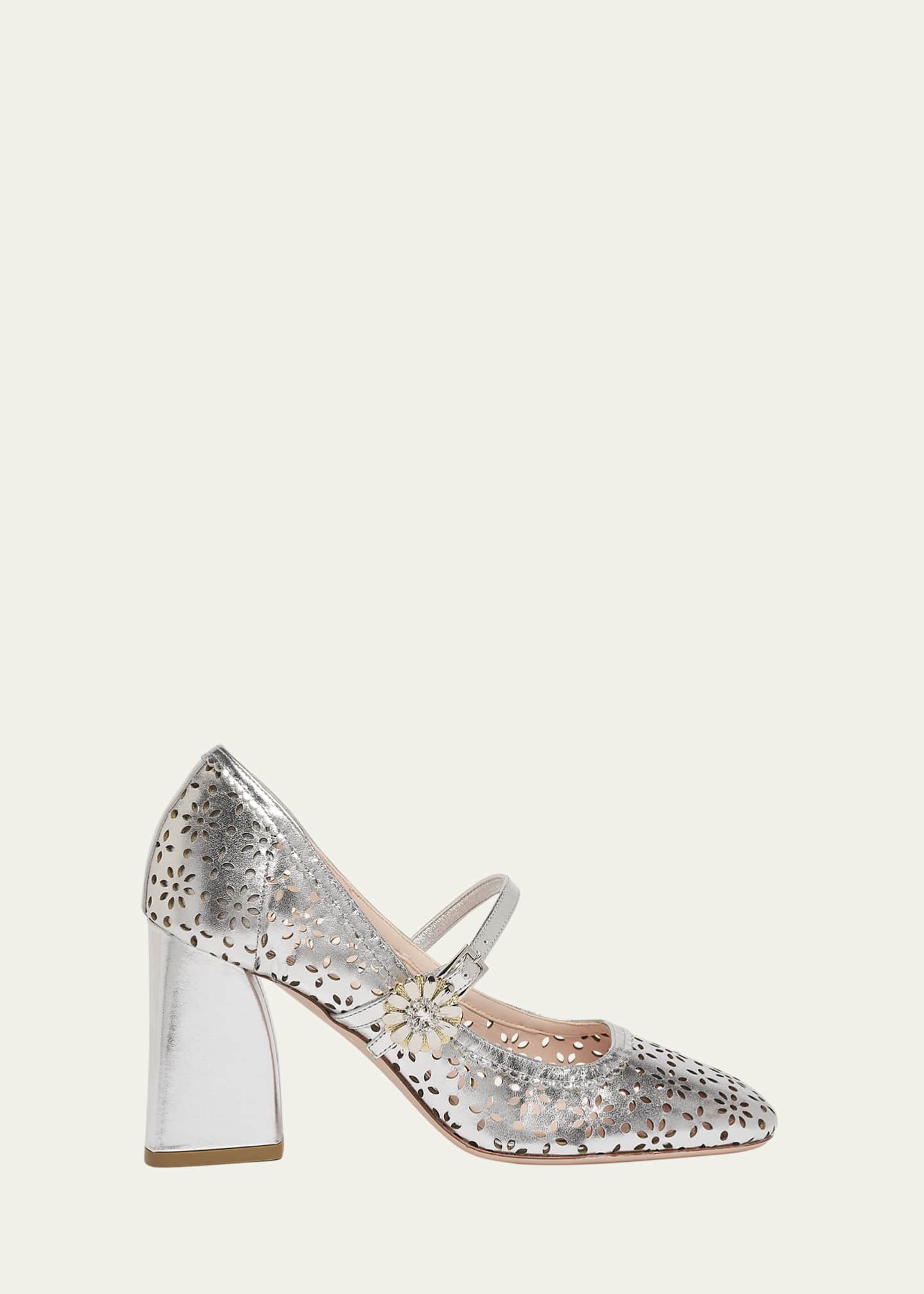 Roger Vivier Tres Vivier Napa Mary Jane Pumps Image 1 of 4