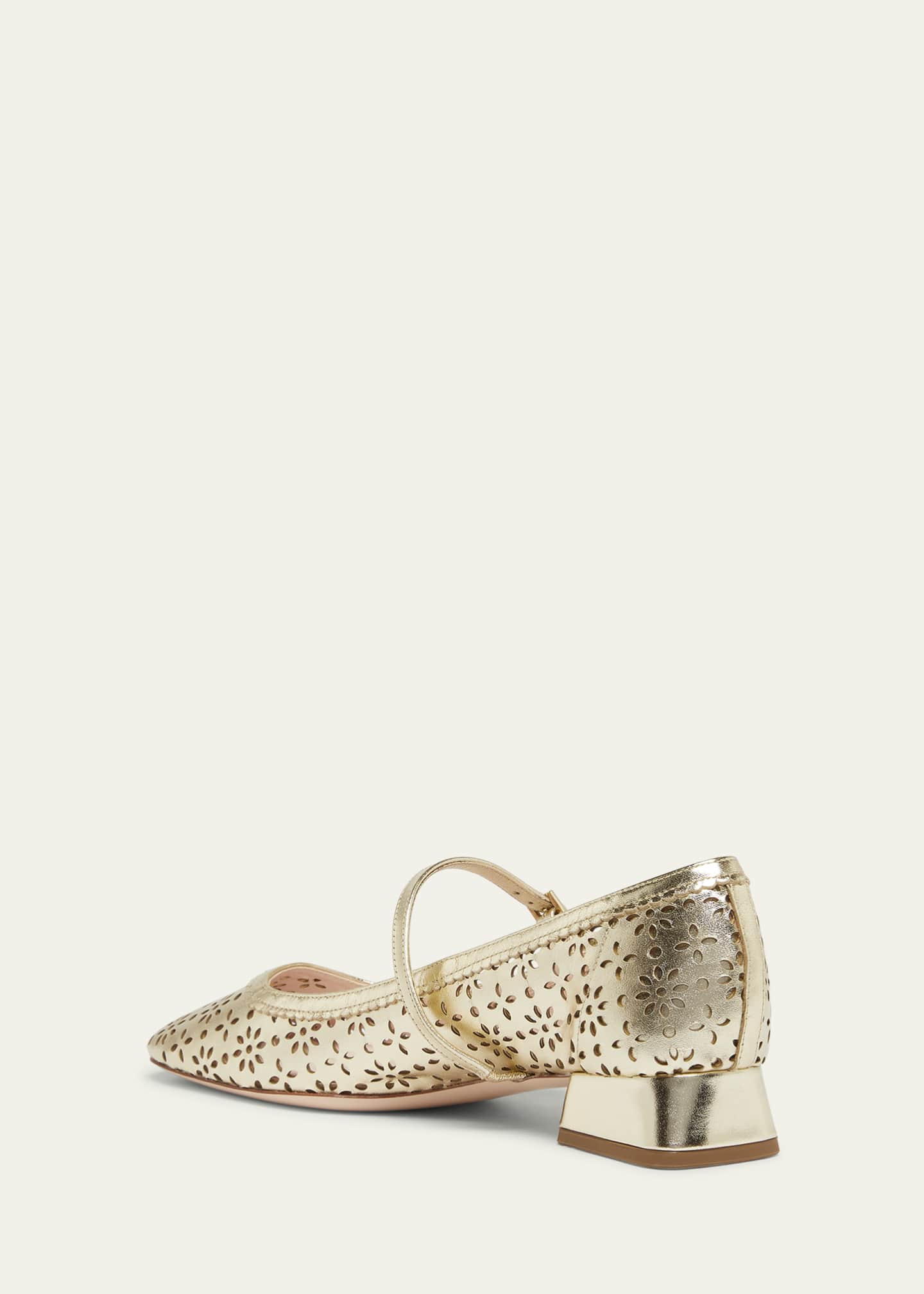 Roger Vivier Tres Vivier Napa Mary Jane Pumps Image 2 of 4