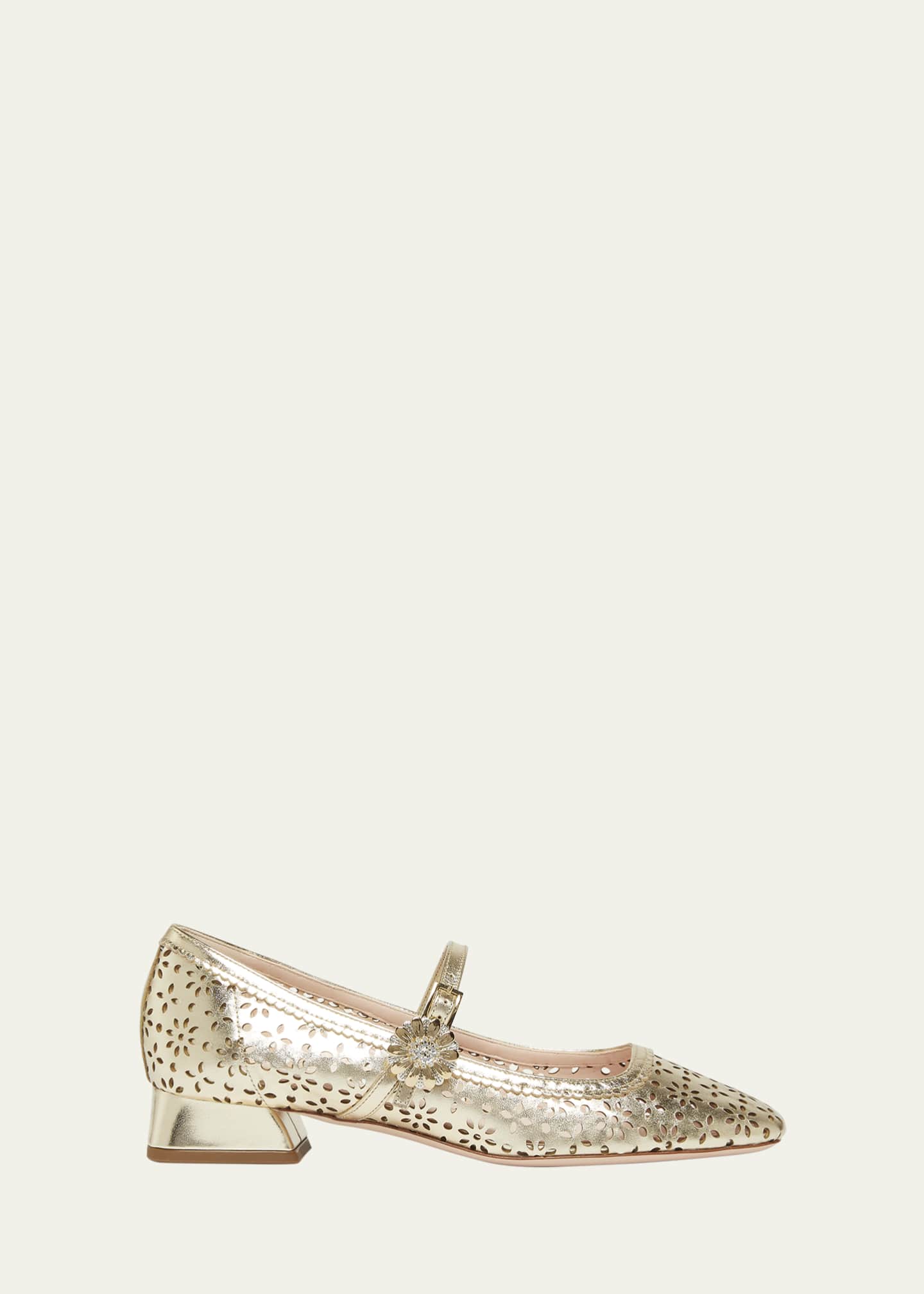 Roger Vivier Tres Vivier Napa Mary Jane Pumps Image 1 of 4