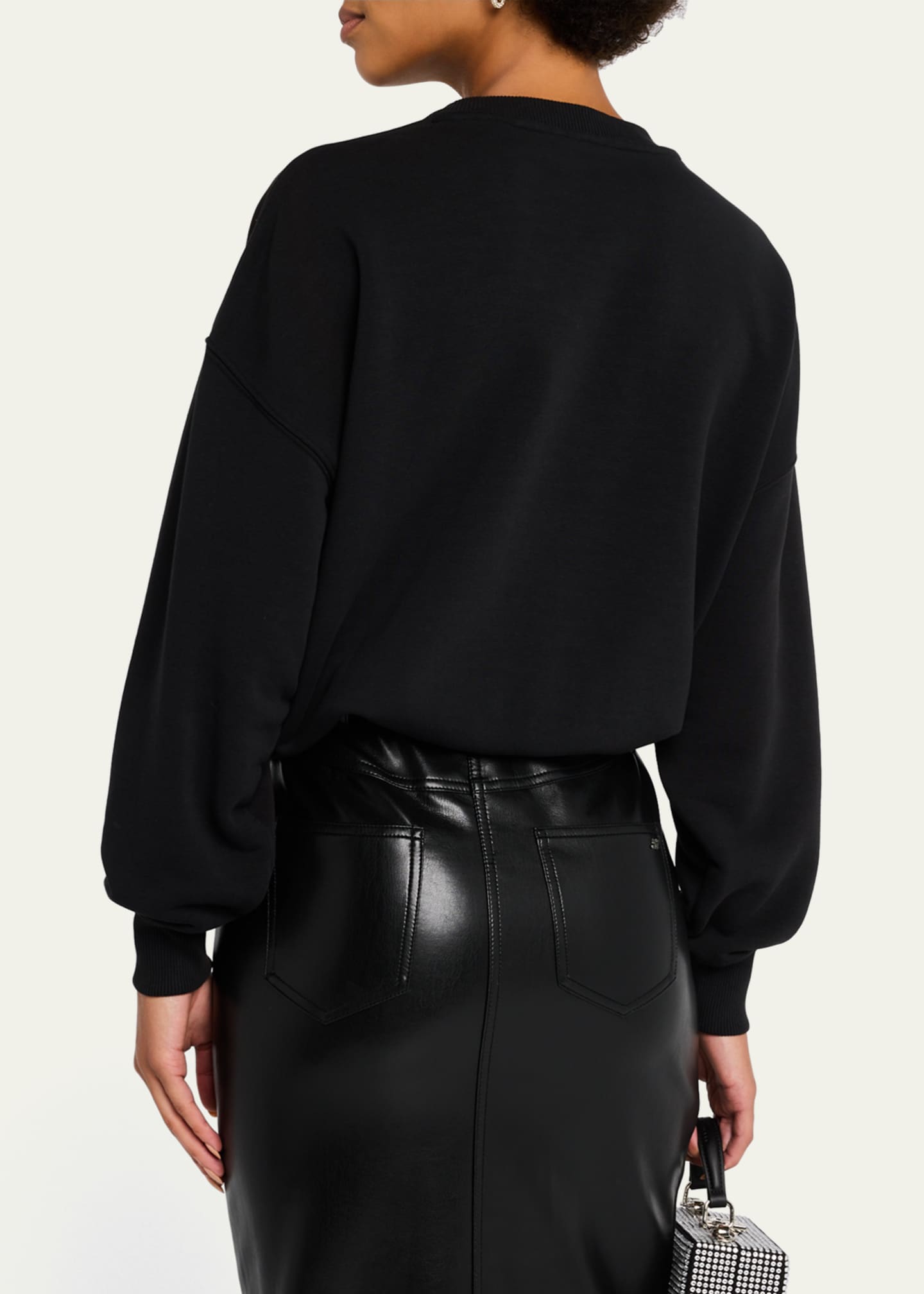 Cinq a Sept Brandy Je T'aime Chain-Trim Pullover Image 3 of 5