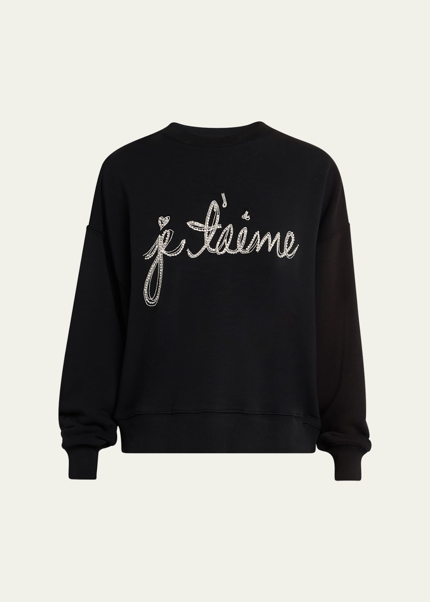 Cinq a Sept Brandy Je T'aime Chain-Trim Pullover Image 1 of 5