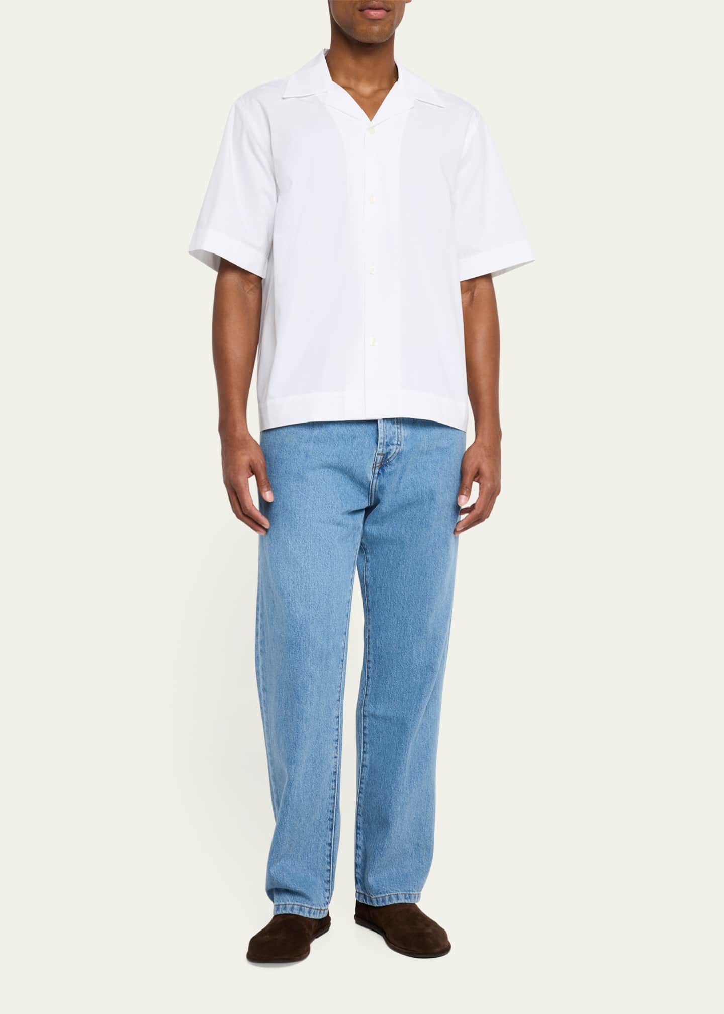 Rohe Men's Oversized Cotton Camp Shirt Image 2 of 5