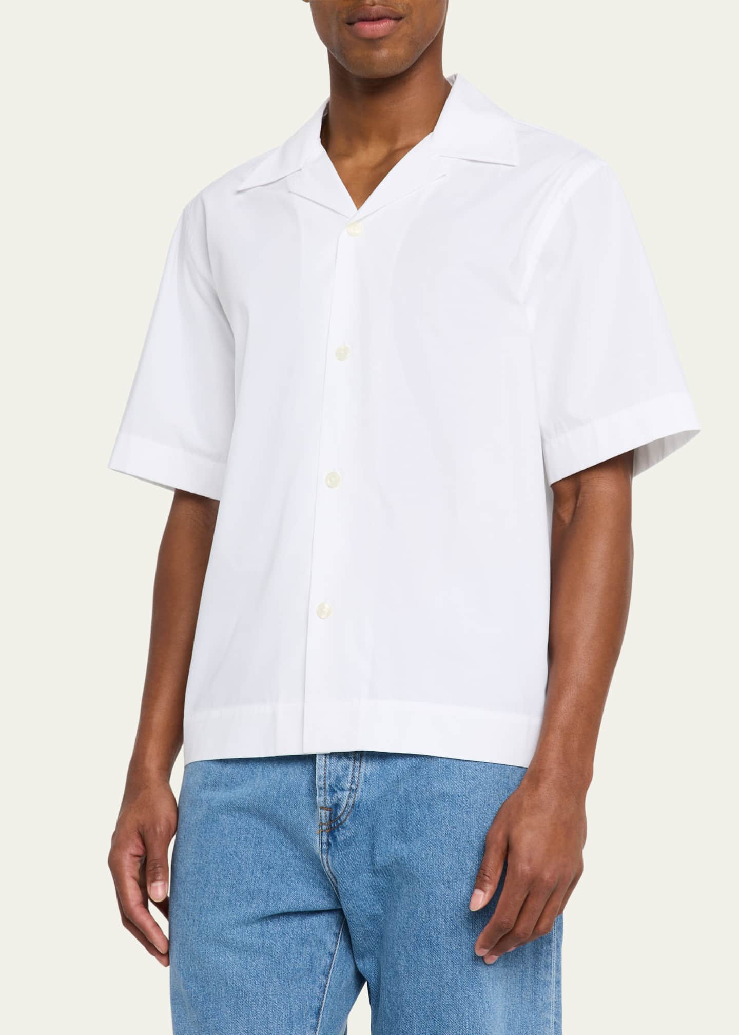 Rohe Men's Oversized Cotton Camp Shirt Image 4 of 5