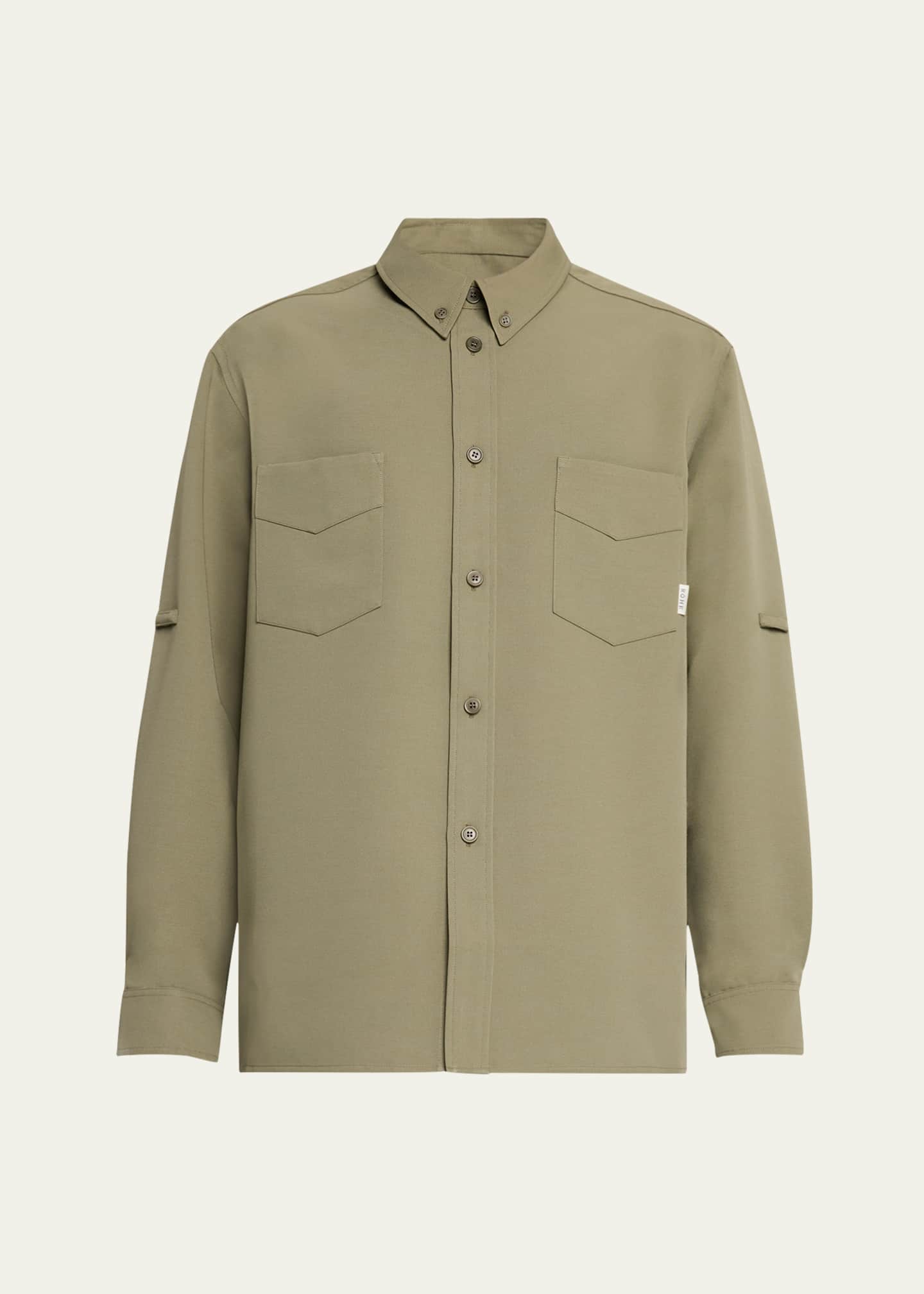 Men's Relaxed Utility Overshirt