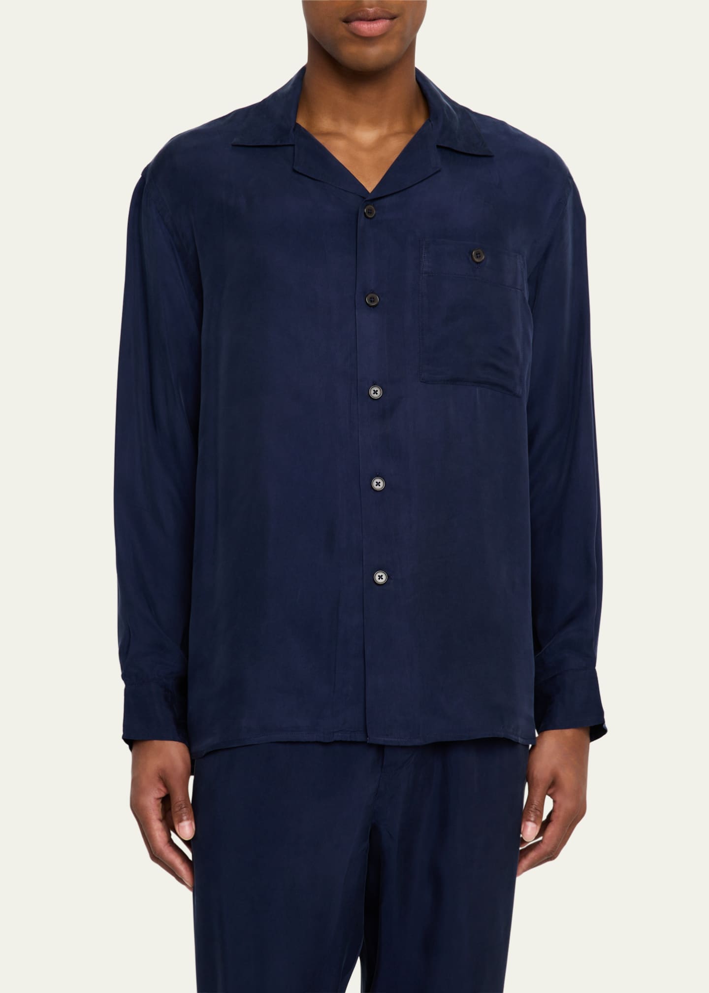 Rohe Men's Loose Button-Down Shirt Image 4 of 5