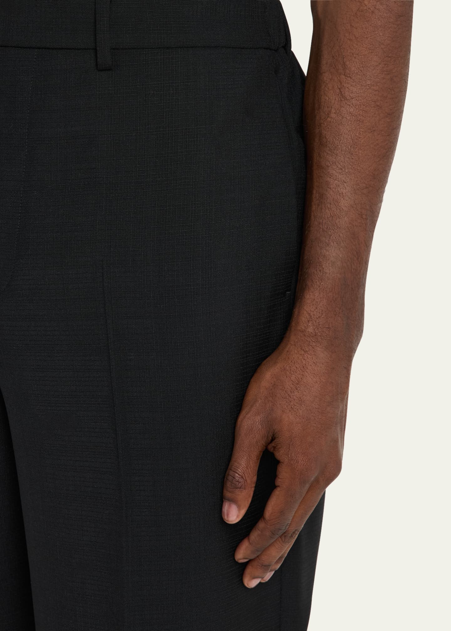 Rohe Men's Wool-Mohair Straight-Leg Trousers Image 5 of 5