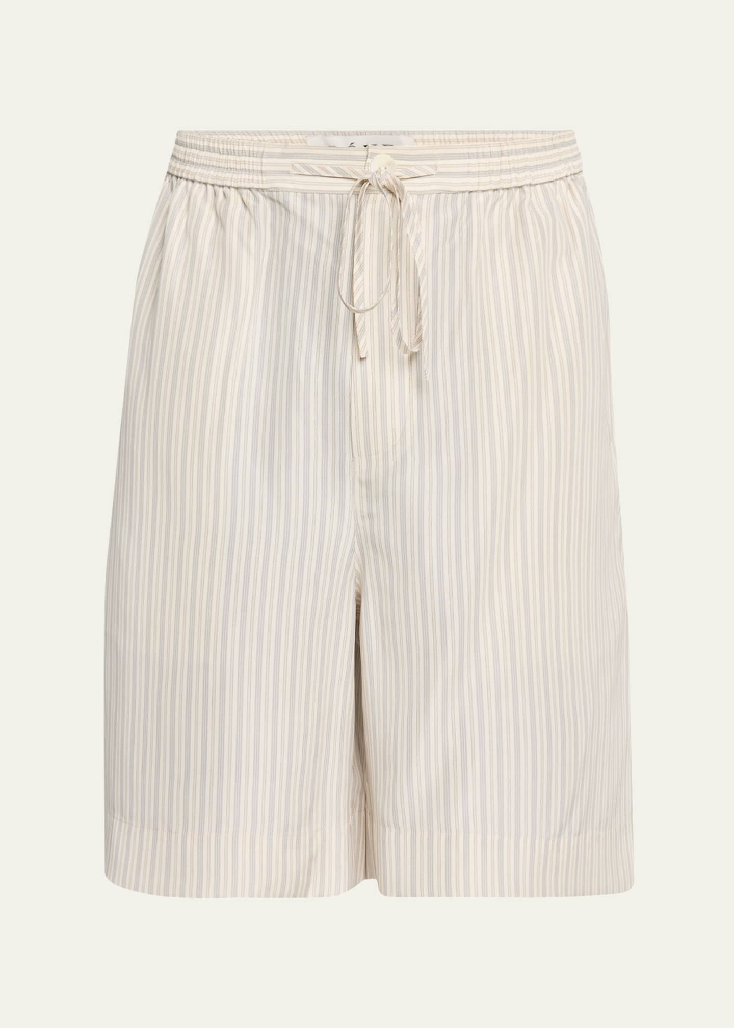Rohe Men's Striped Loose-Fit Drawstring Shorts Image 1 of 5
