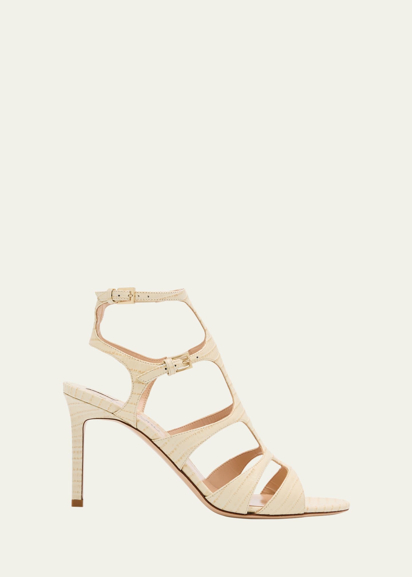TOM FORD Paradis Embossed Stiletto Gladiator Sandals Image 1 of 6