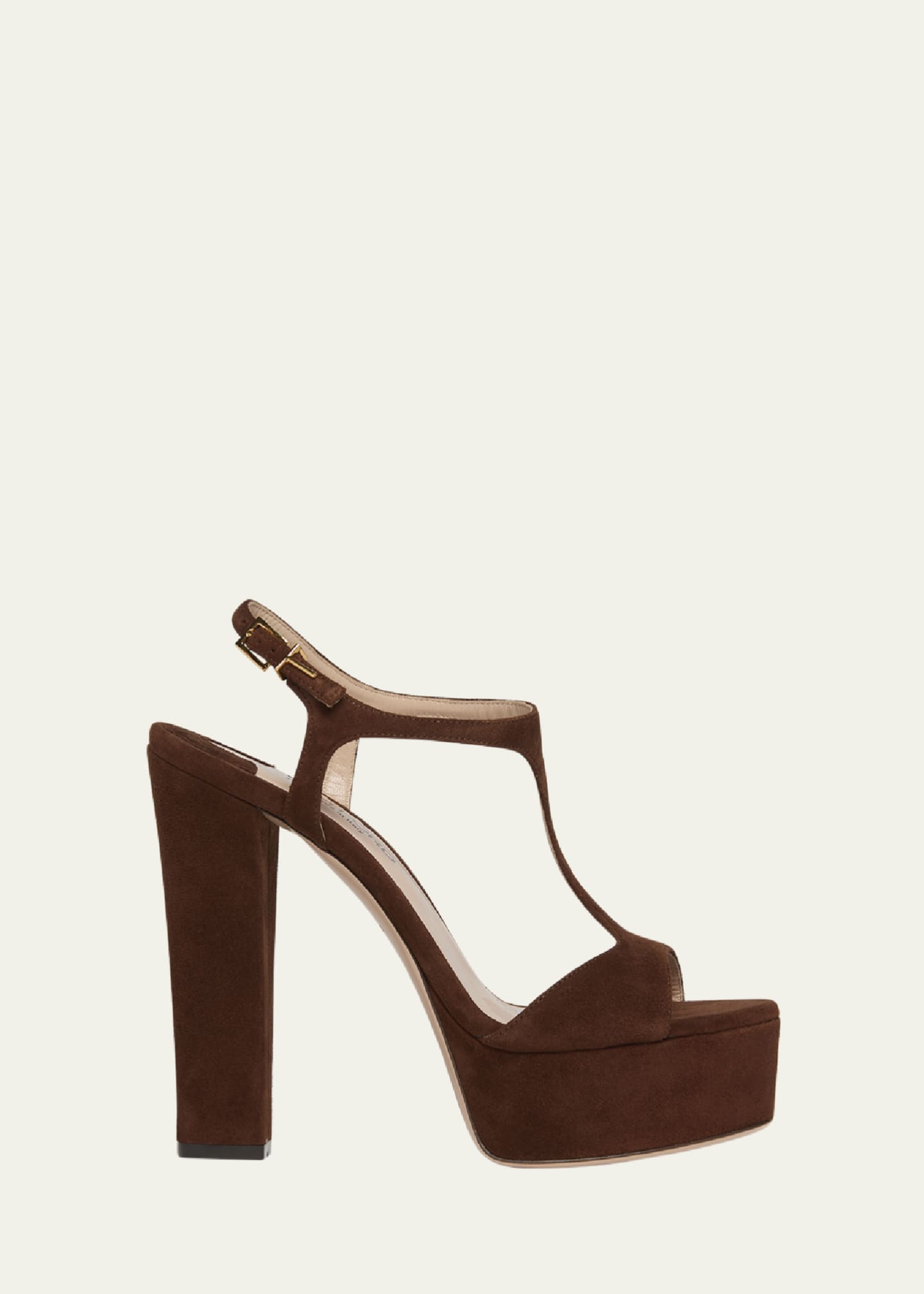 ★関税込★ TOM FORD Tバーストラップ サンダル TOM FORD Suede Platform T-Strap Sandals - Bergdorf Goodman
