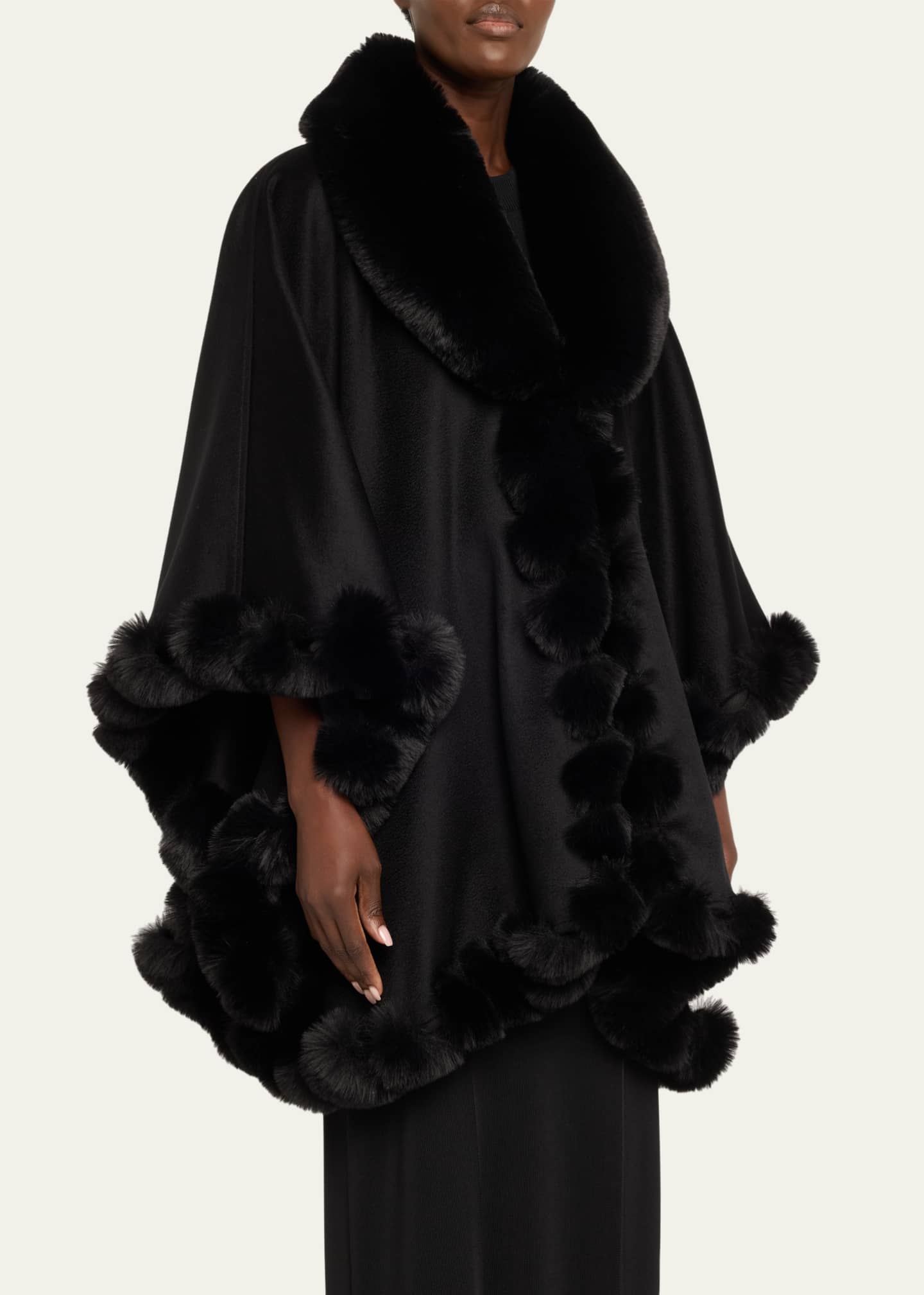 Sofia cashmere cape discount