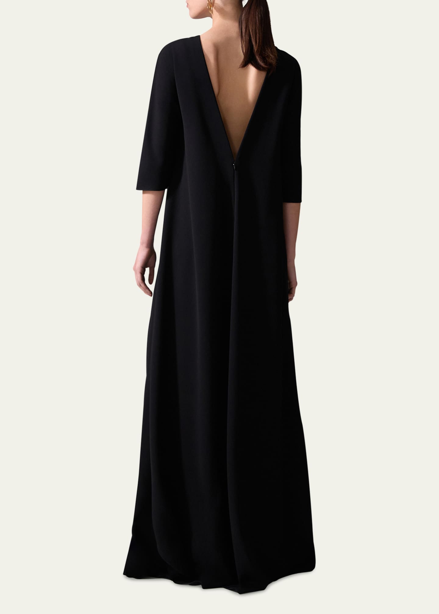 Carolina Herrera High-Low Cape Top Image 3 of 3