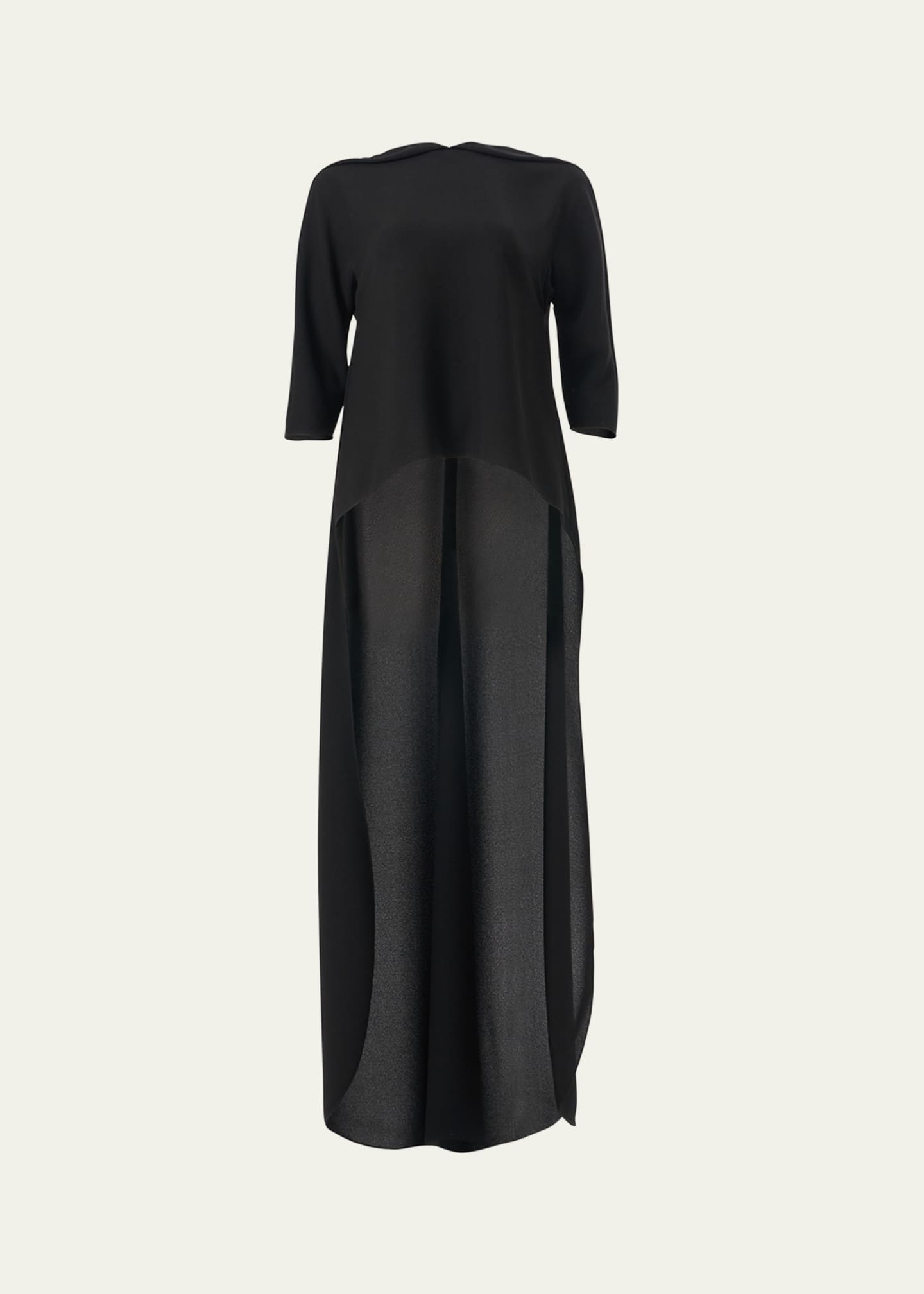 Carolina Herrera High-Low Cape Top Image 1 of 3