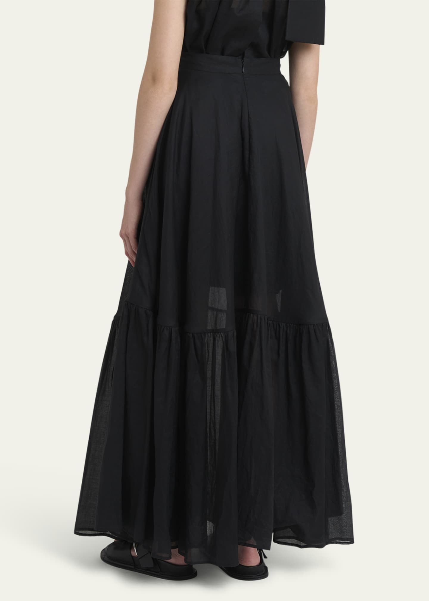 Tiered Maxi Skirt - Thumbnail 3