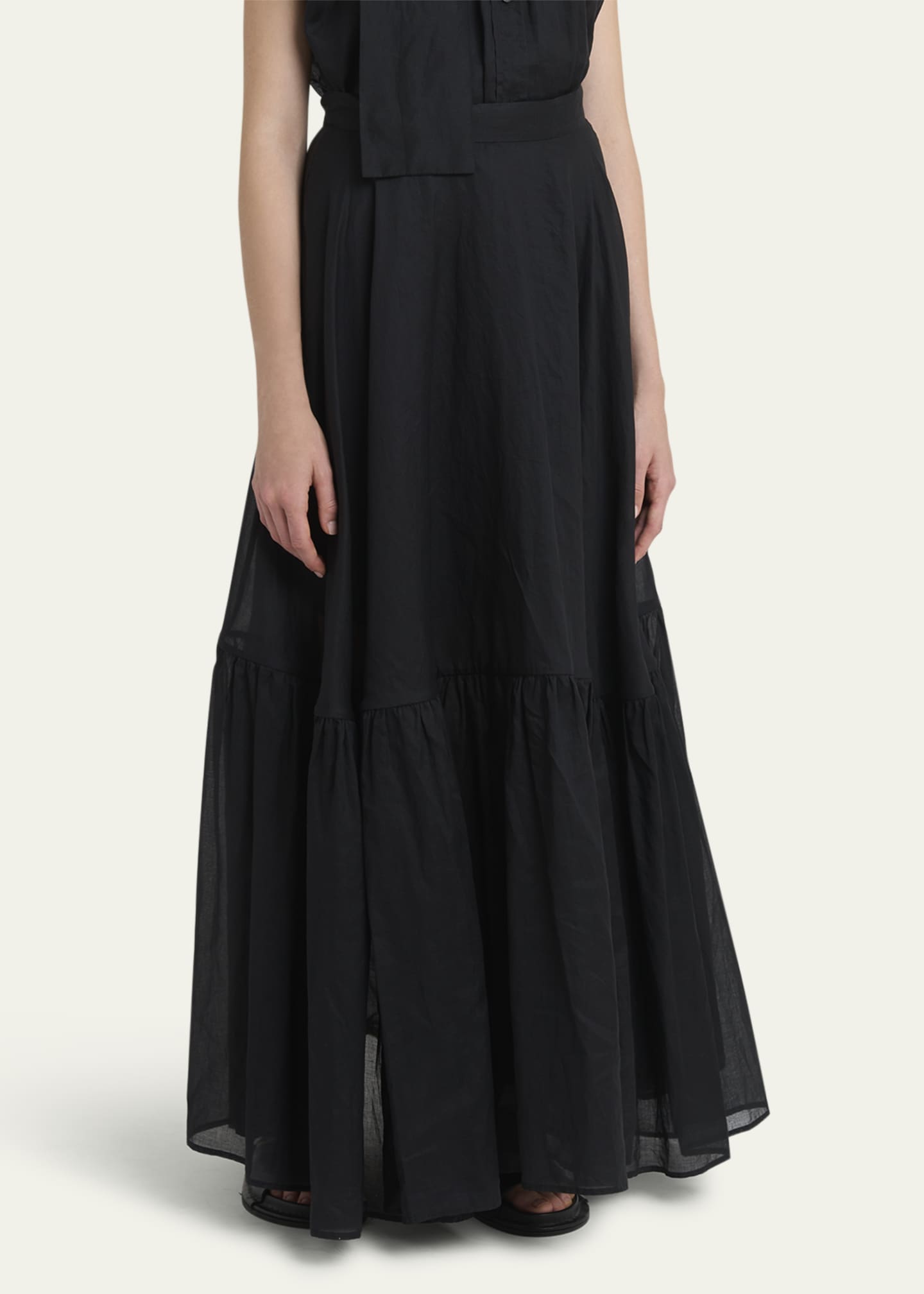 Tiered Maxi Skirt - Thumbnail 4