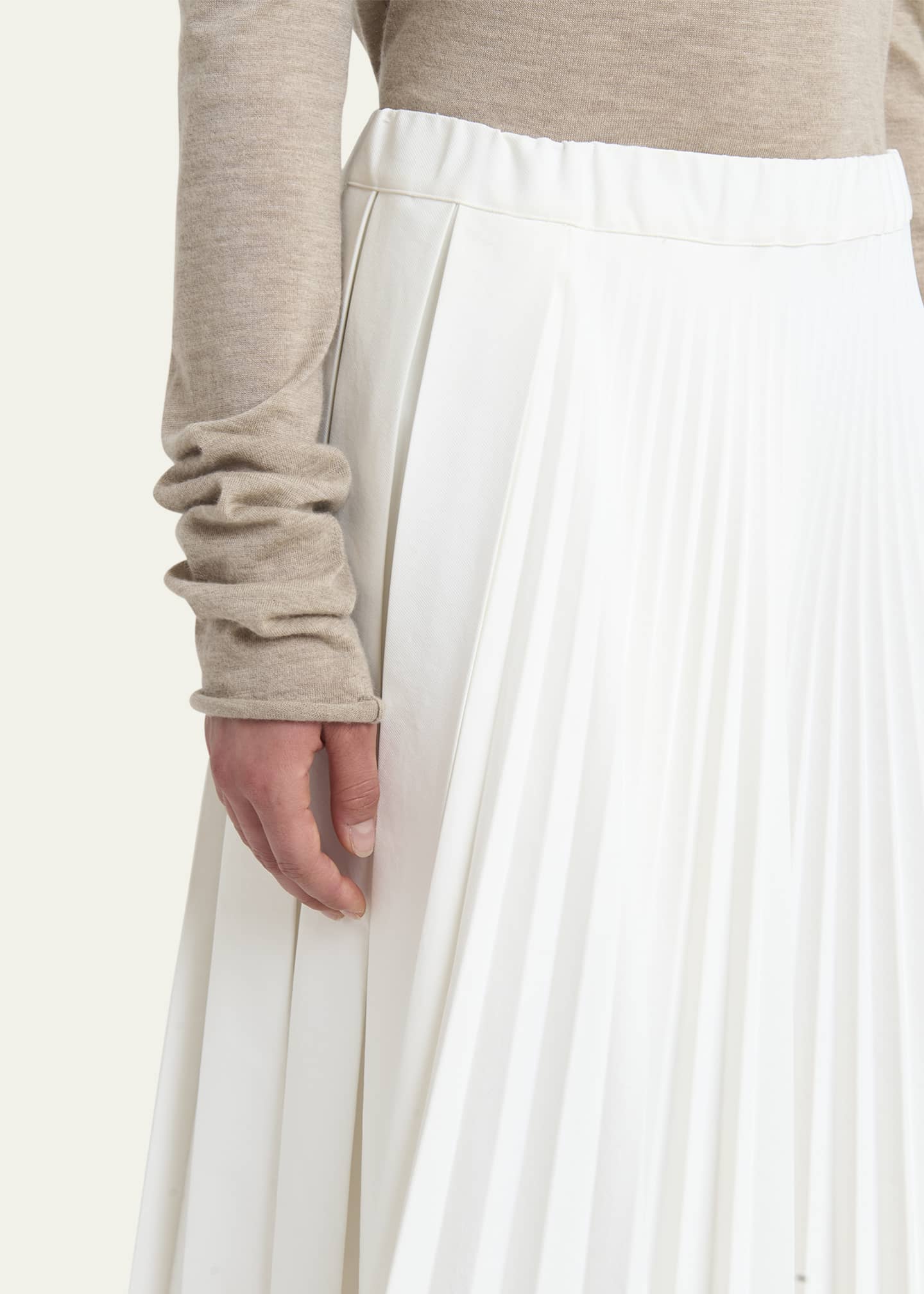 Plan C Pleated Midi Skirt Image 5 of 5