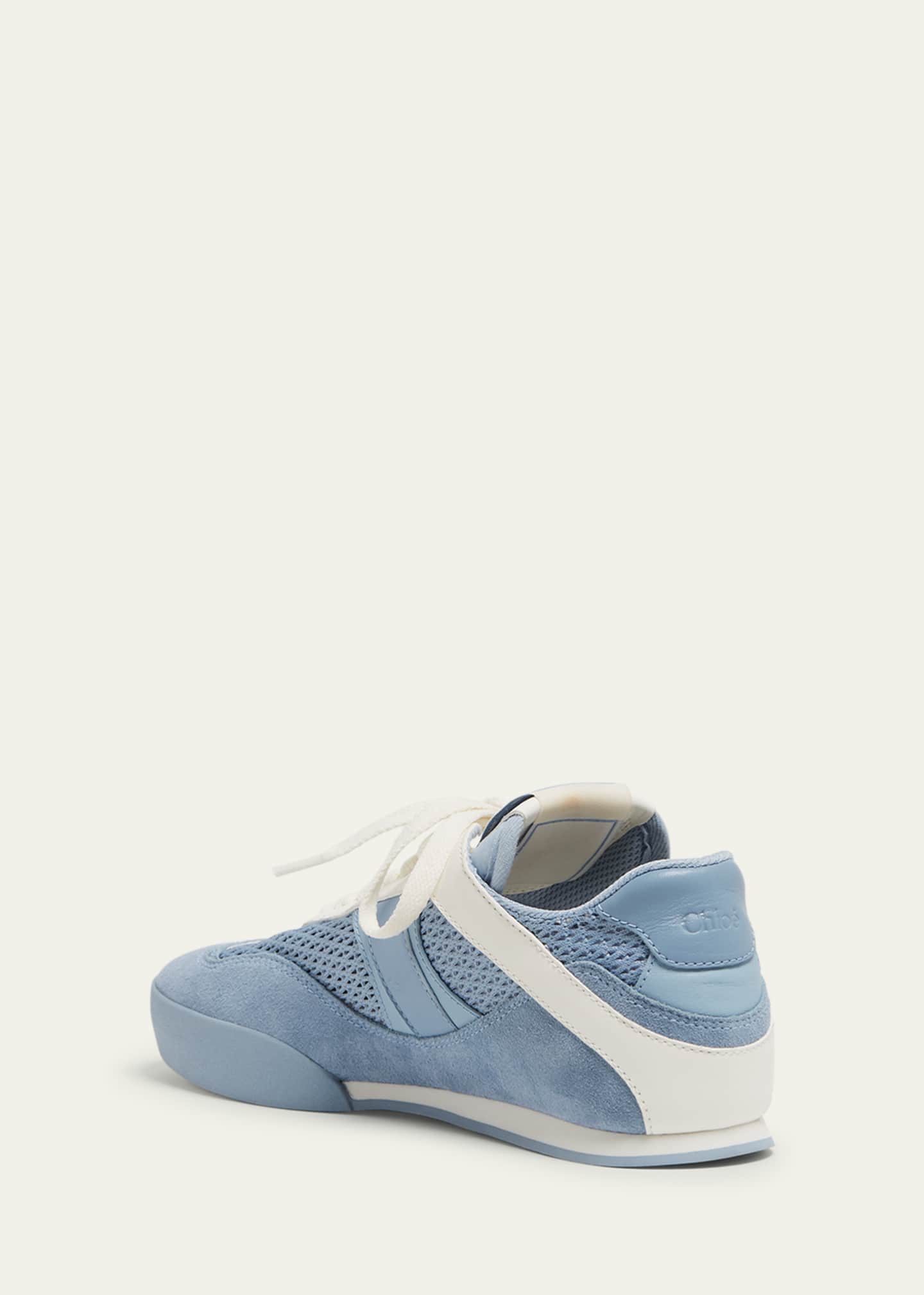 Chloe Kick Mesh and Leather Low-Top Sneakers Image 4 of 6