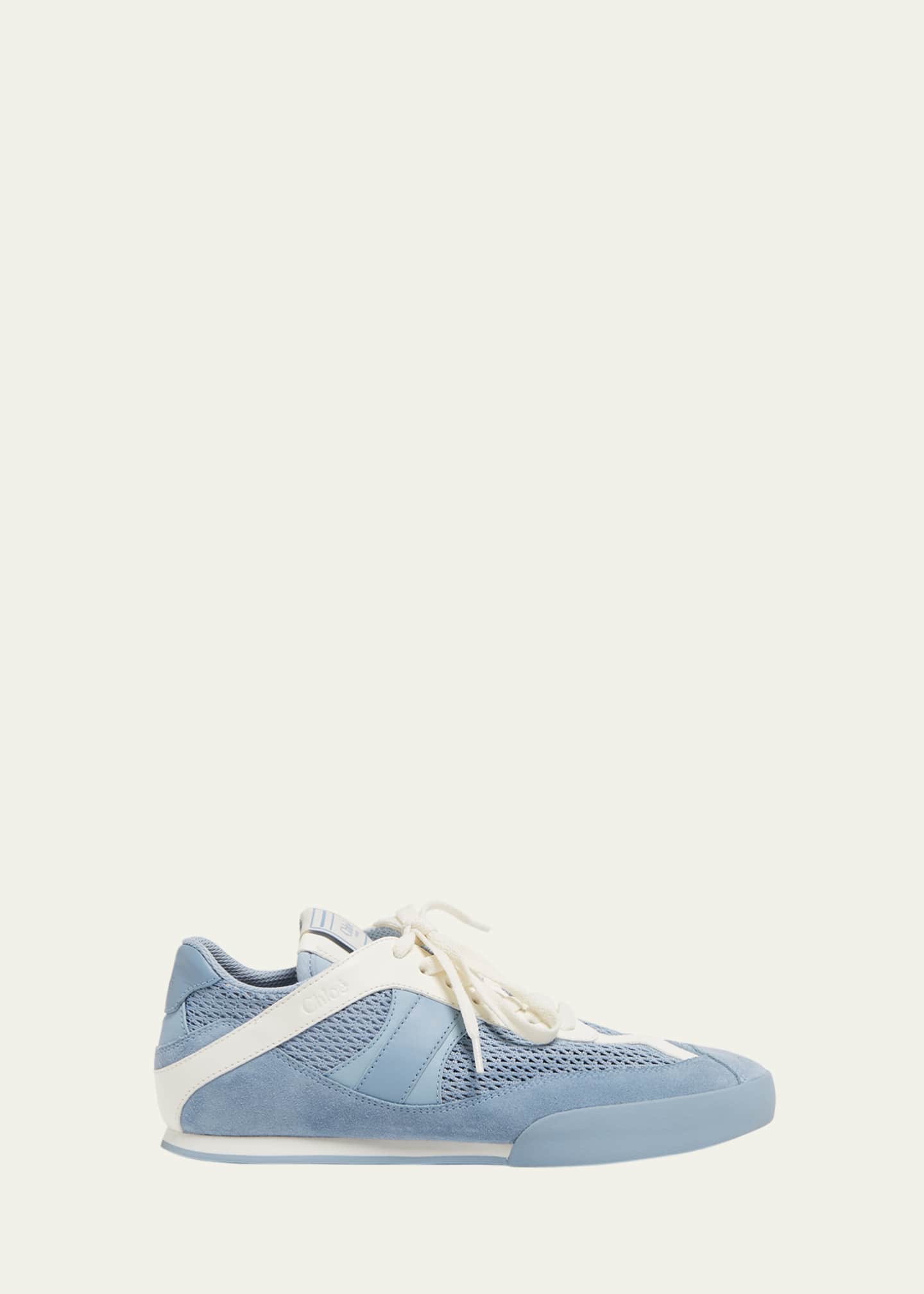Chloe Kick Mesh and Leather Low-Top Sneakers Image 1 of 6