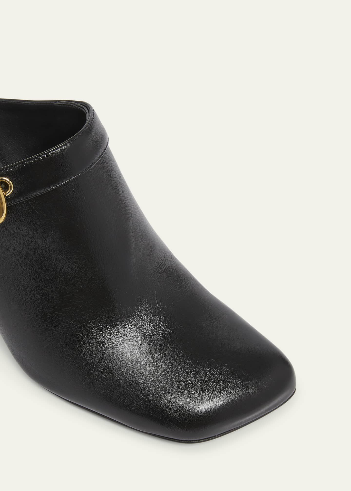 Chloe Andrea Calfskin Buckle Mule Pumps Image 6 of 6