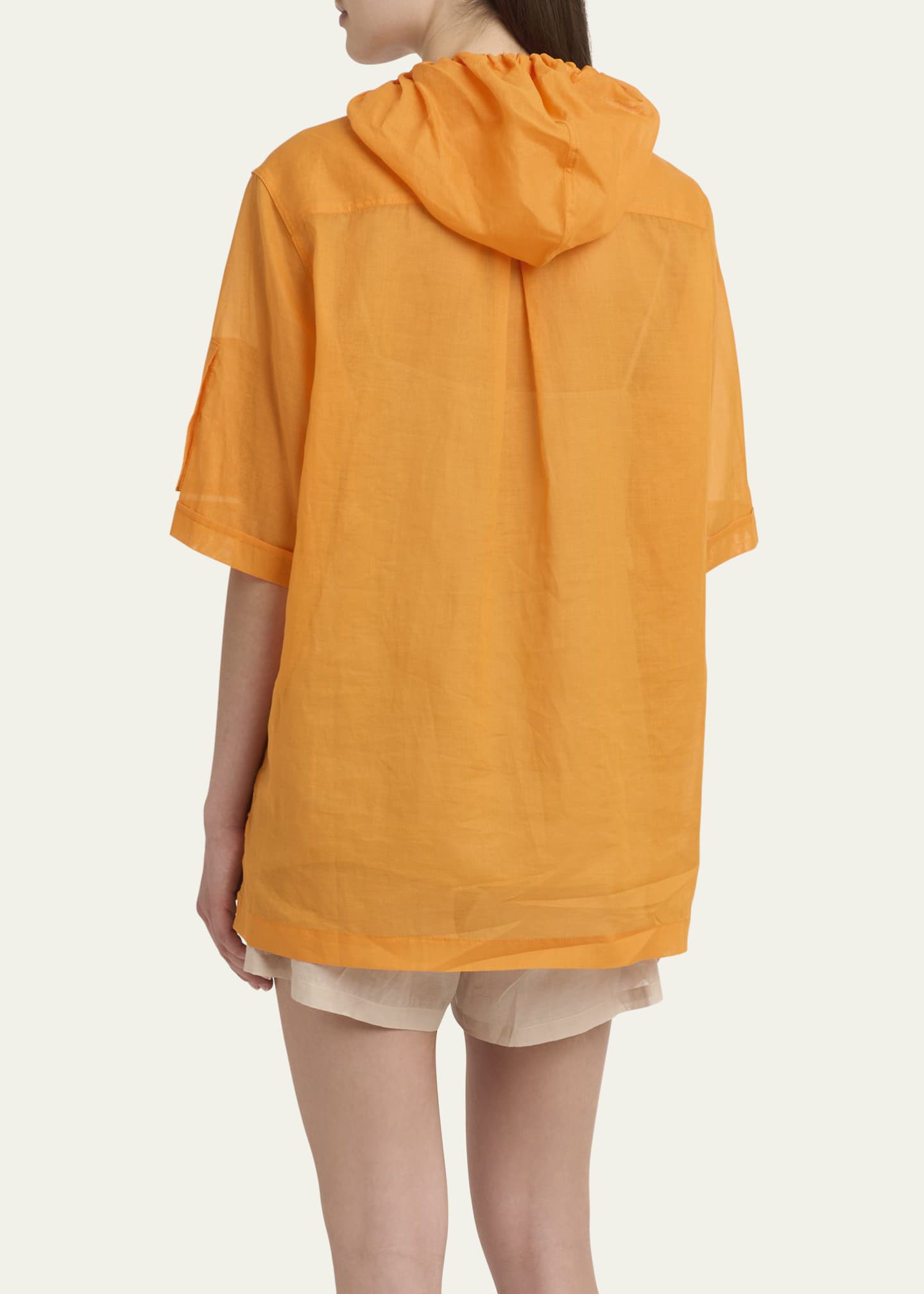 Plan C Hooded Drawstring Shirt Image 3 of 5