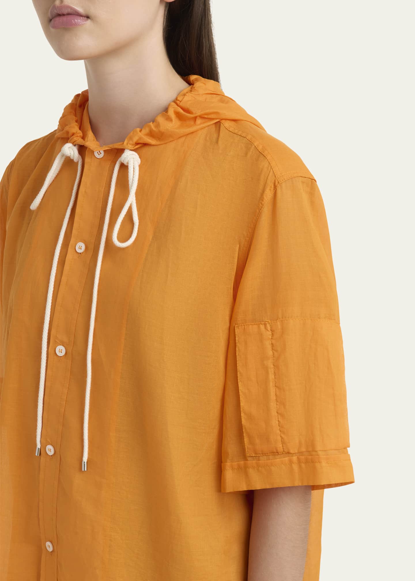Plan C Hooded Drawstring Shirt Image 5 of 5