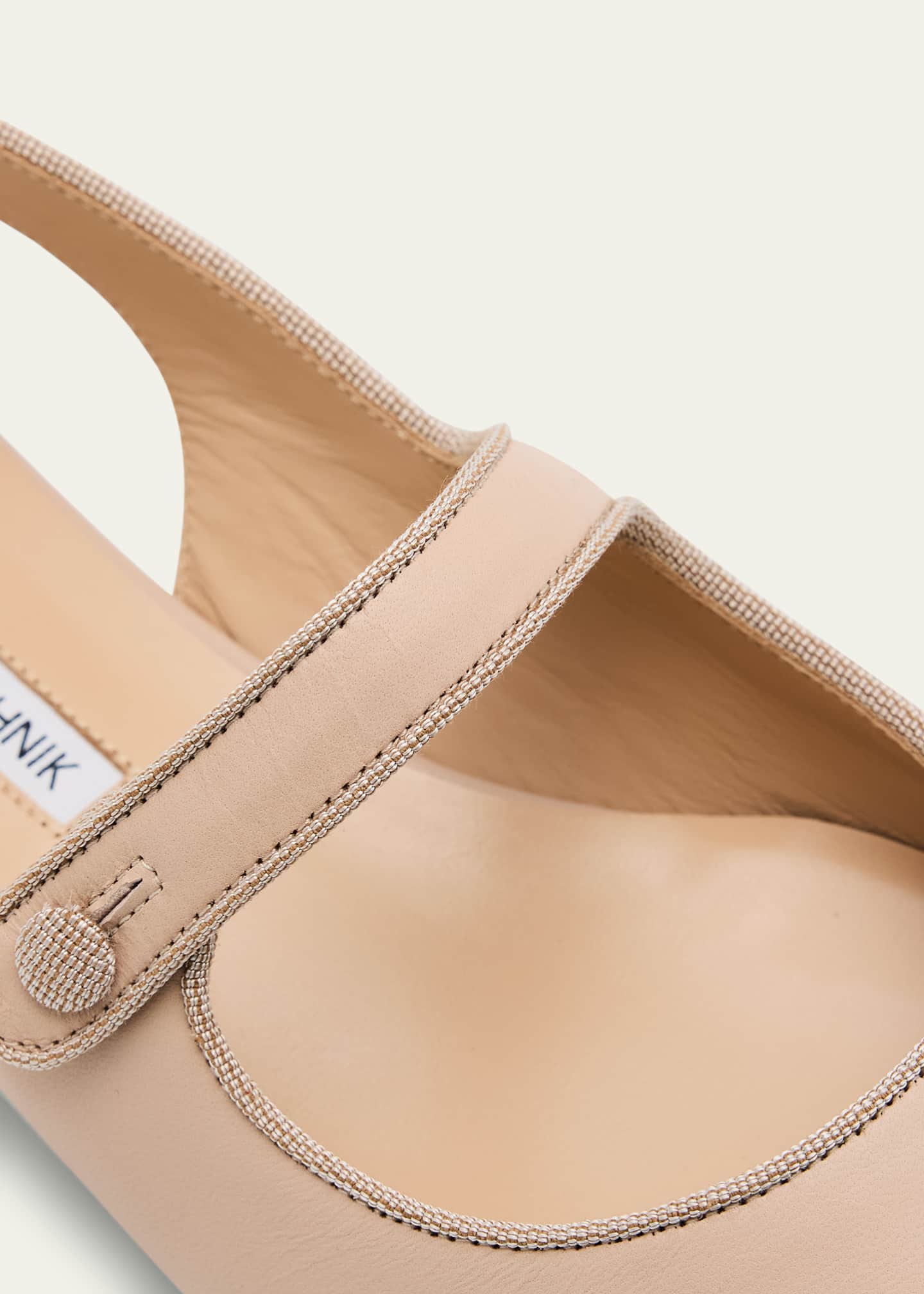 上品☆MANOLO BLAHNIK Campari patent leather Mary Jane flats Campari patent leather Mary Jane flats in black - Manolo