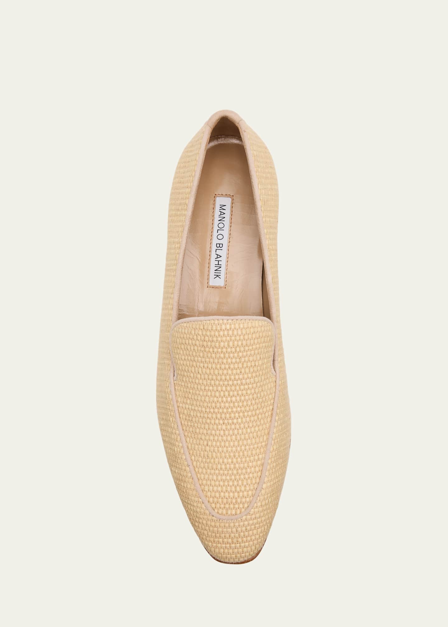 Manolo Blahnik Pitakara Woven Loafers Image 4 of 4