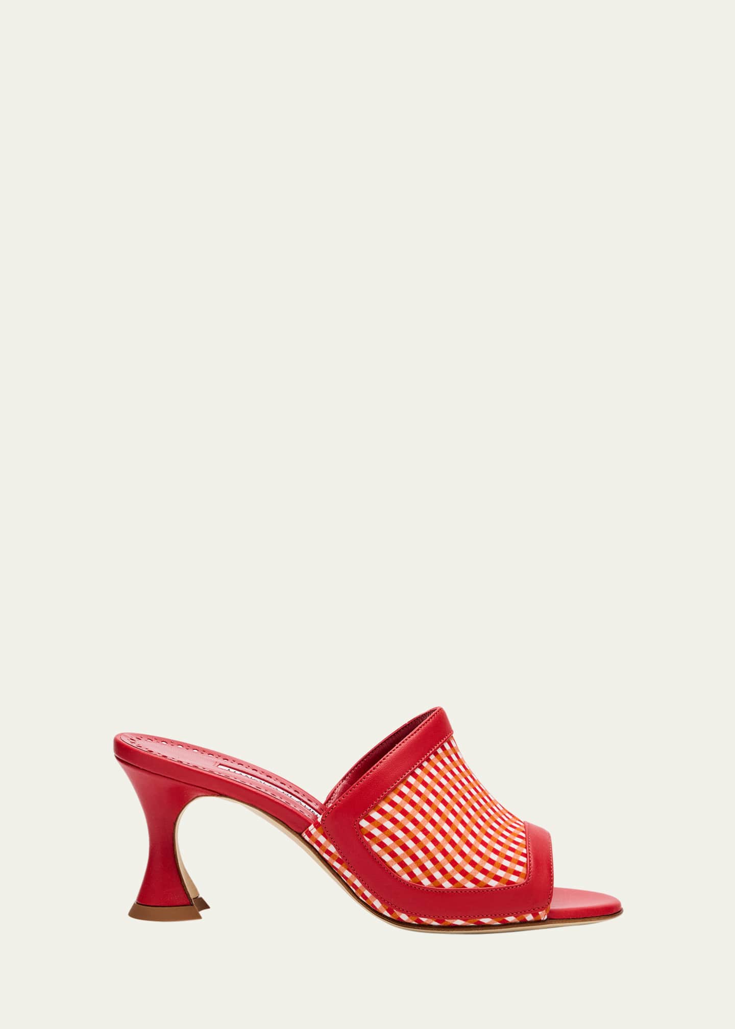 Manolo Blahnik Rimawi Heel Mules Image 1 of 6