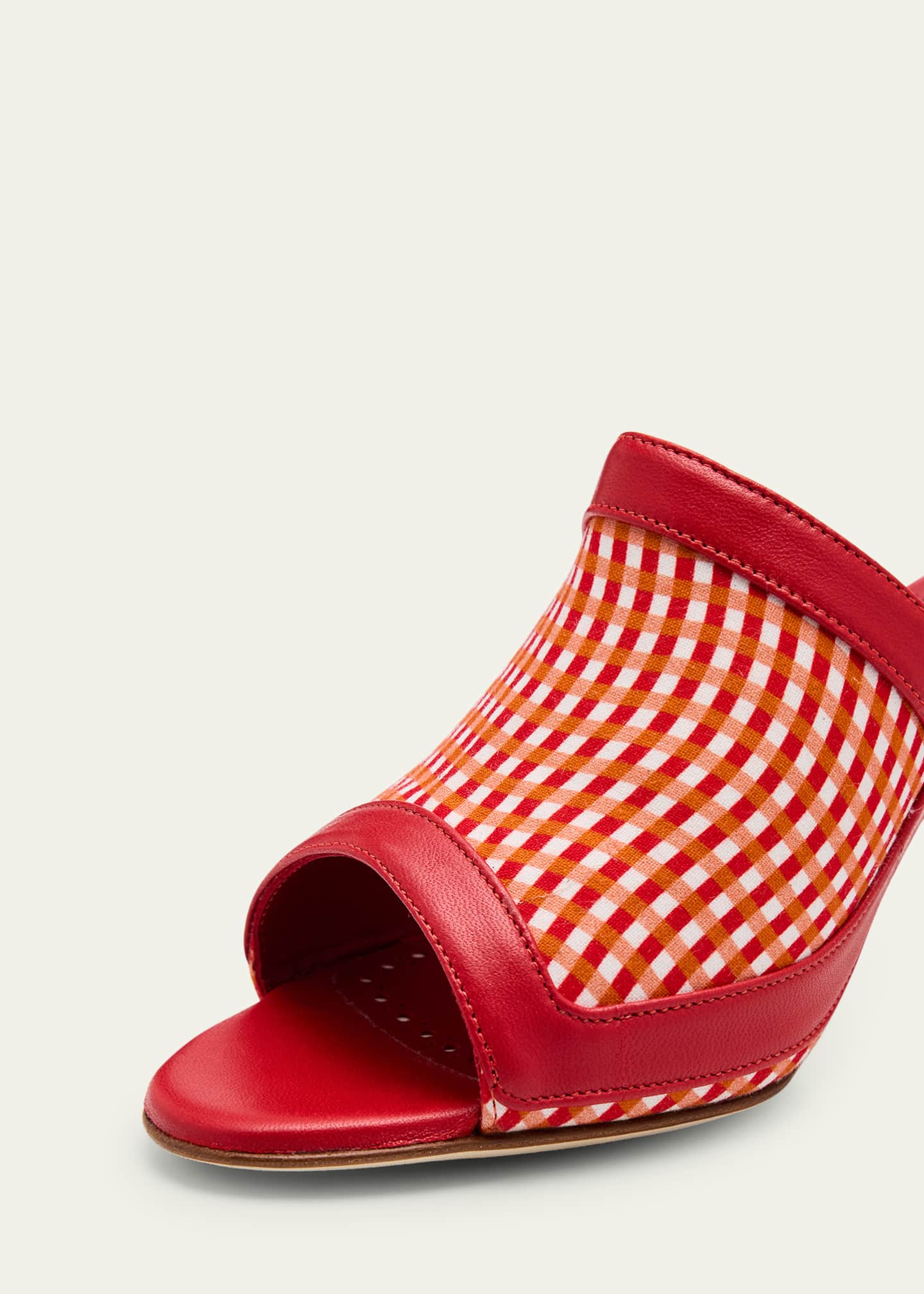 Manolo Blahnik Rimawi Heel Mules Image 5 of 6