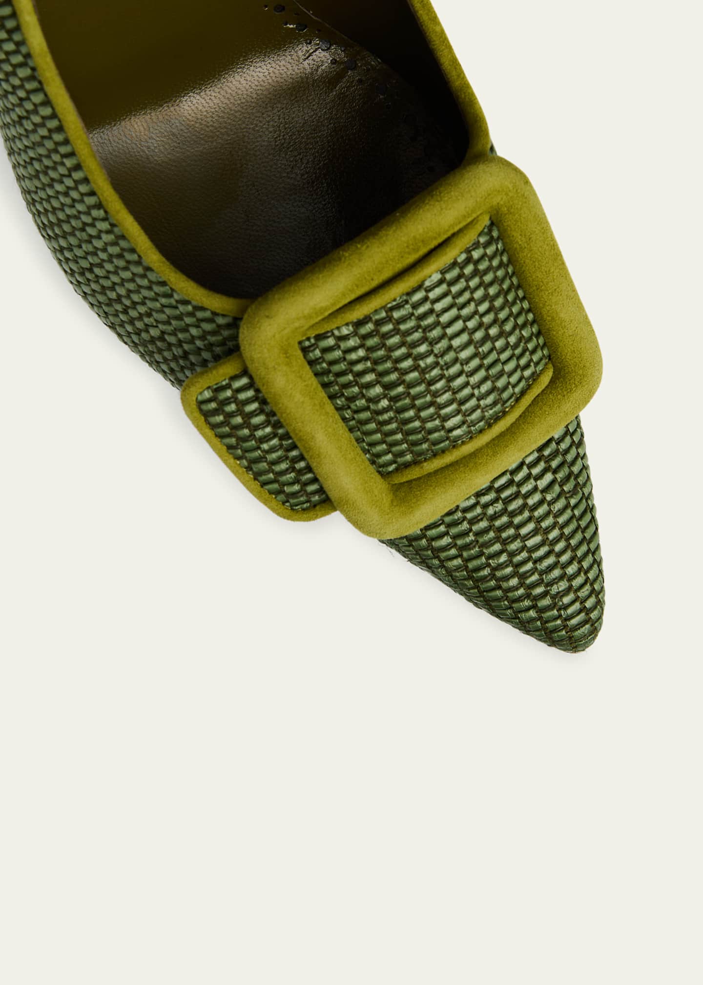 Maysale Woven Buckle Pumps