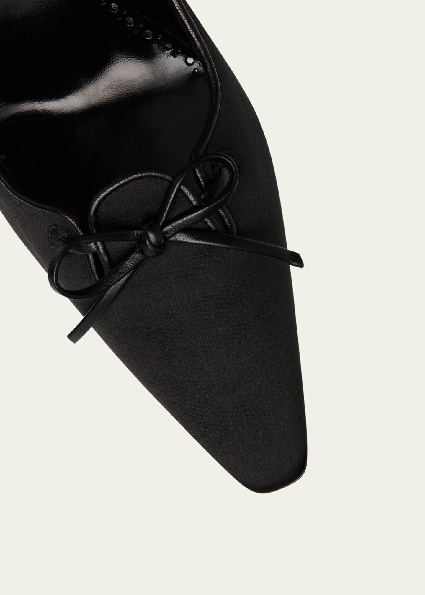 Zaman Silk Lace-Up Pumps