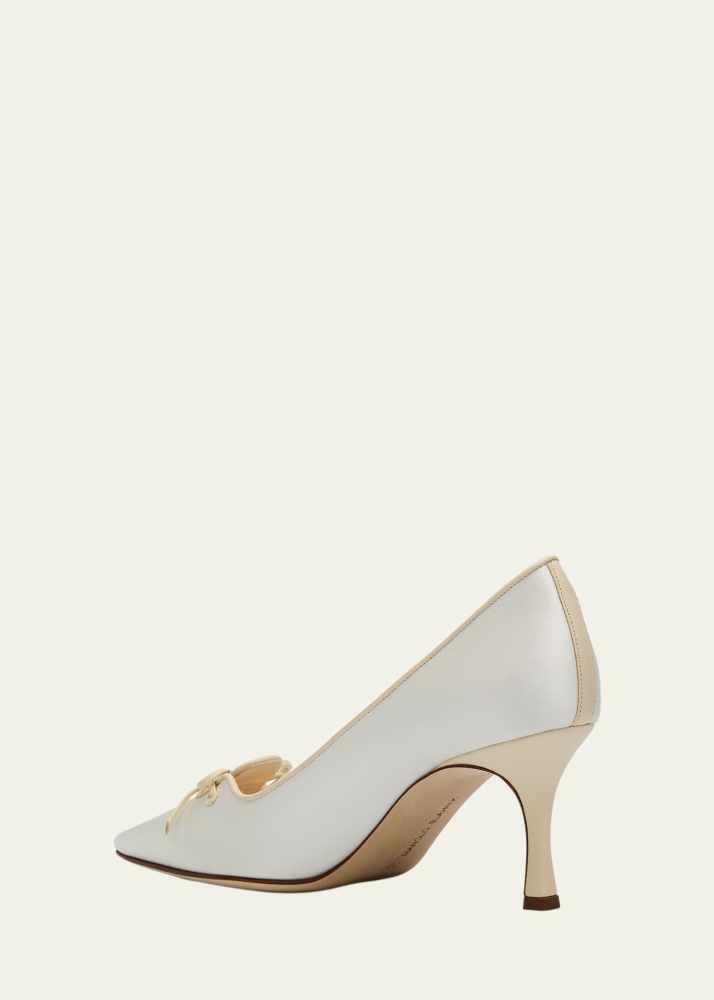 Zaman Silk Lace-Up Pumps
