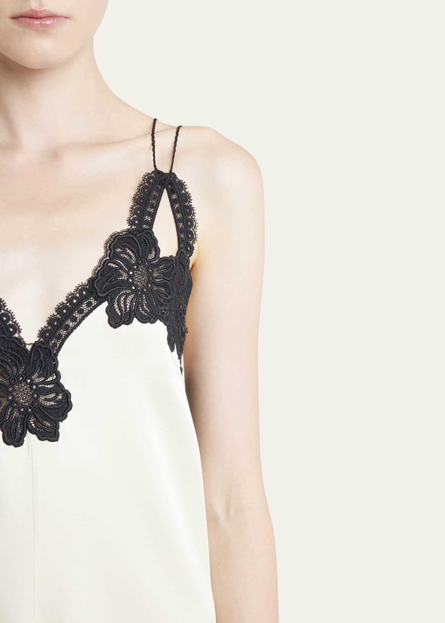 Jil Sander Floral Embroidered Midi Dress Image 5 of 5