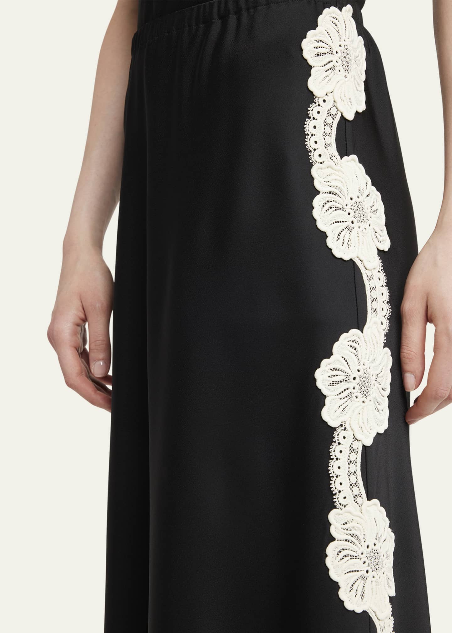 Jil Sander Embroidered Midi Skirt Image 5 of 5