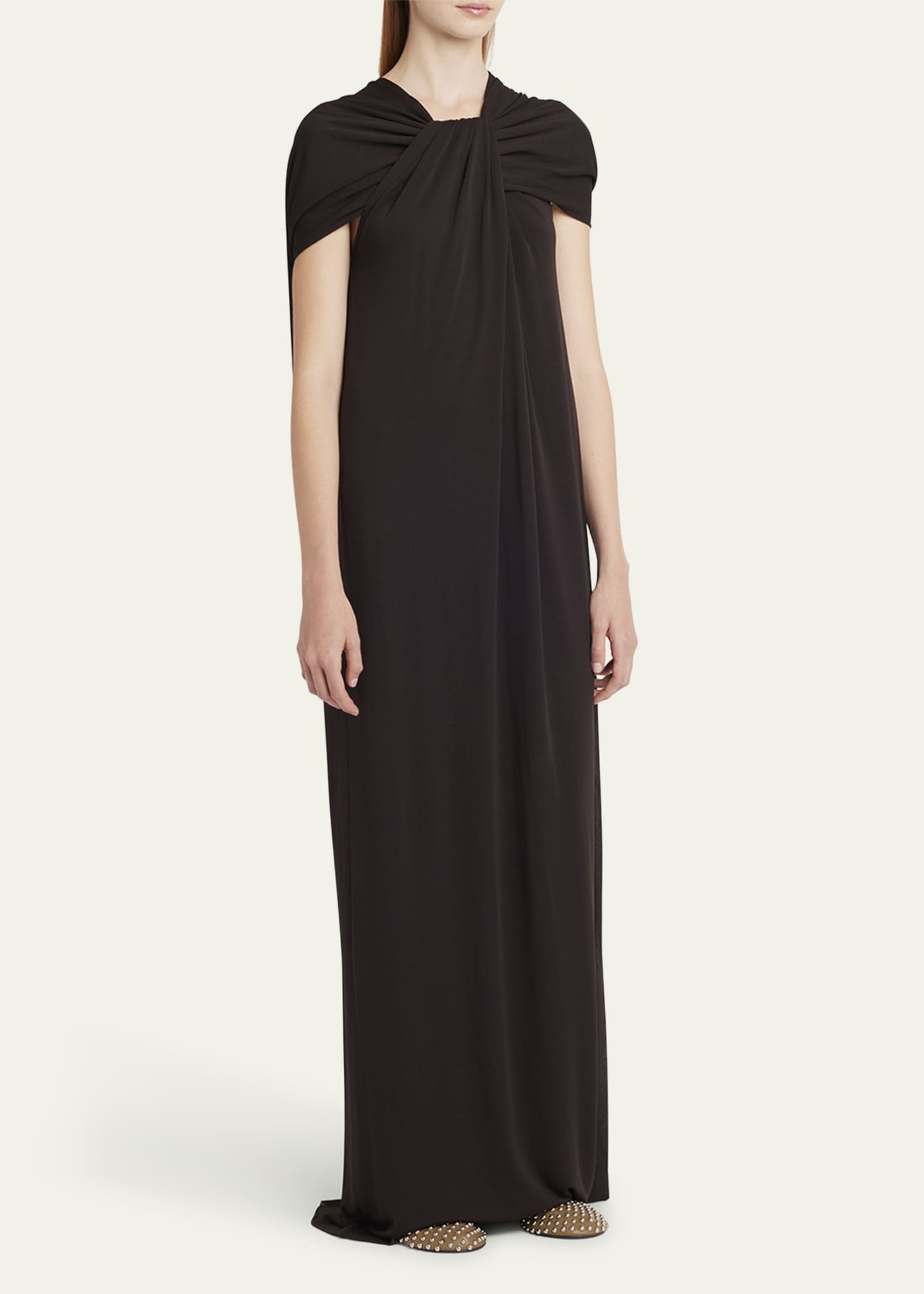 Jil Sander Long Sleeveless Dress Image 4 of 5
