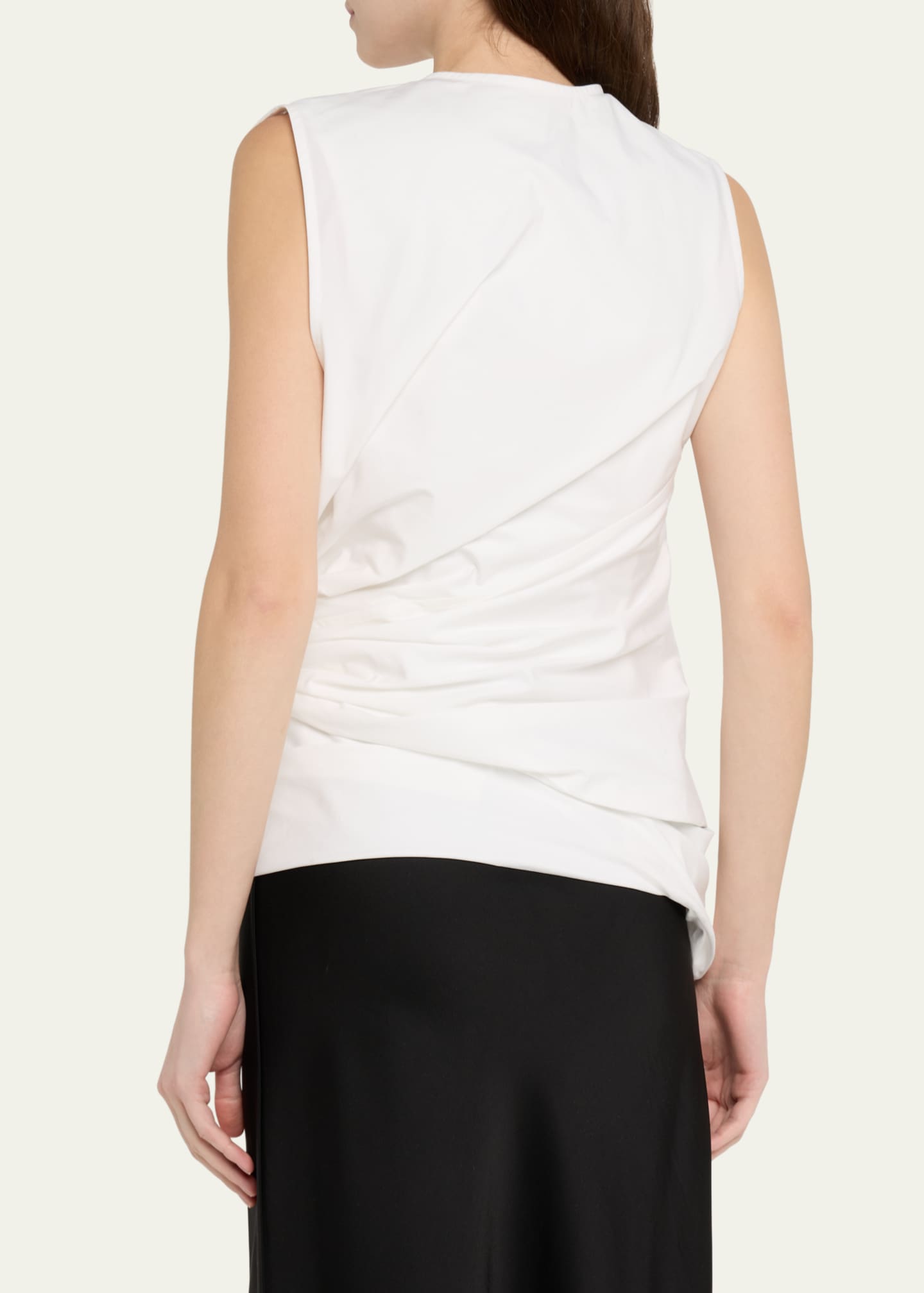 Jil Sander Ruched High-Neck Top Image 3 of 5