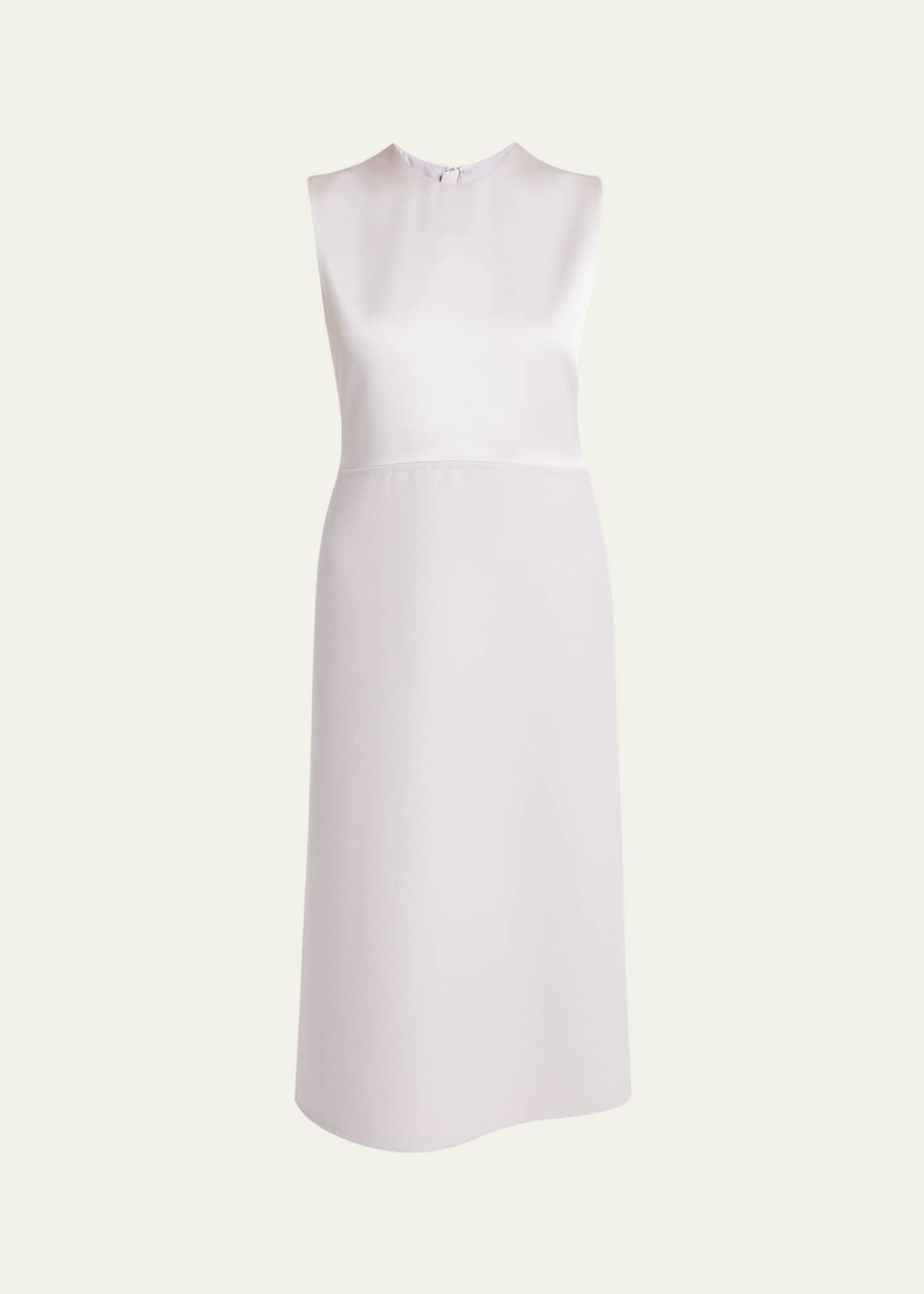 Jil Sander A-Line Wool Midi Dress Image 1 of 5