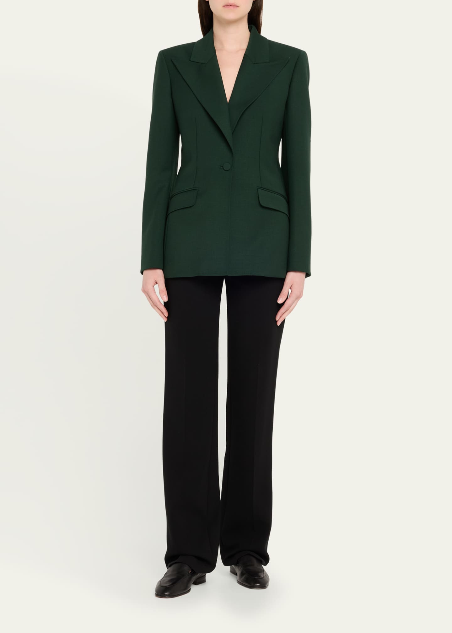 Gabriela Hearst Leiva Tailored Wool Blazer Image 2 of 5