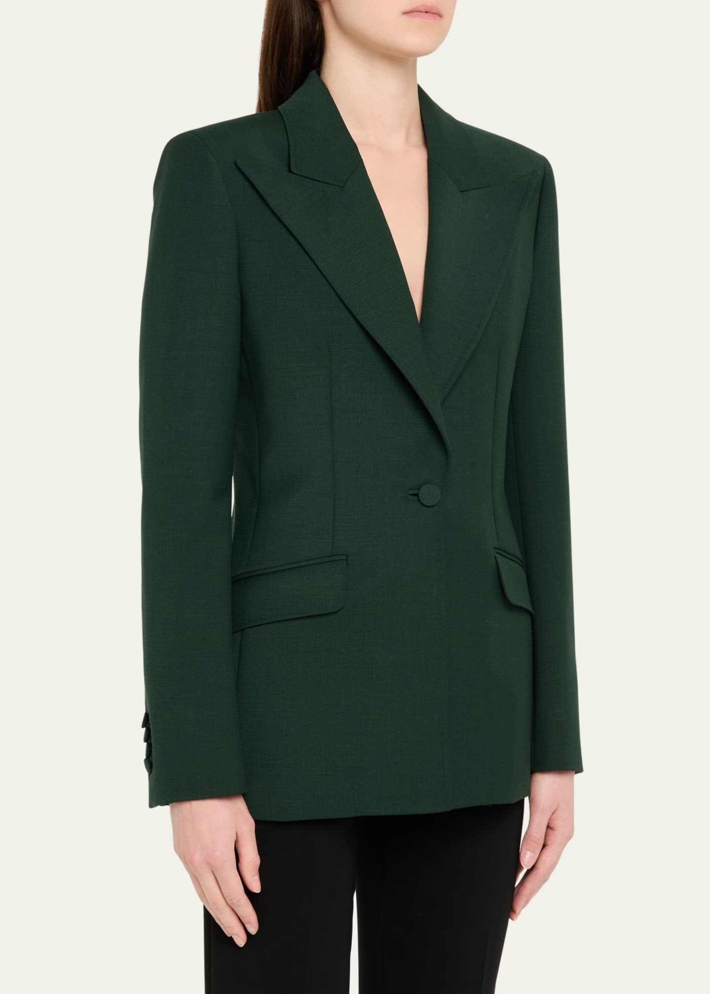 Gabriela Hearst Leiva Tailored Wool Blazer Image 4 of 5