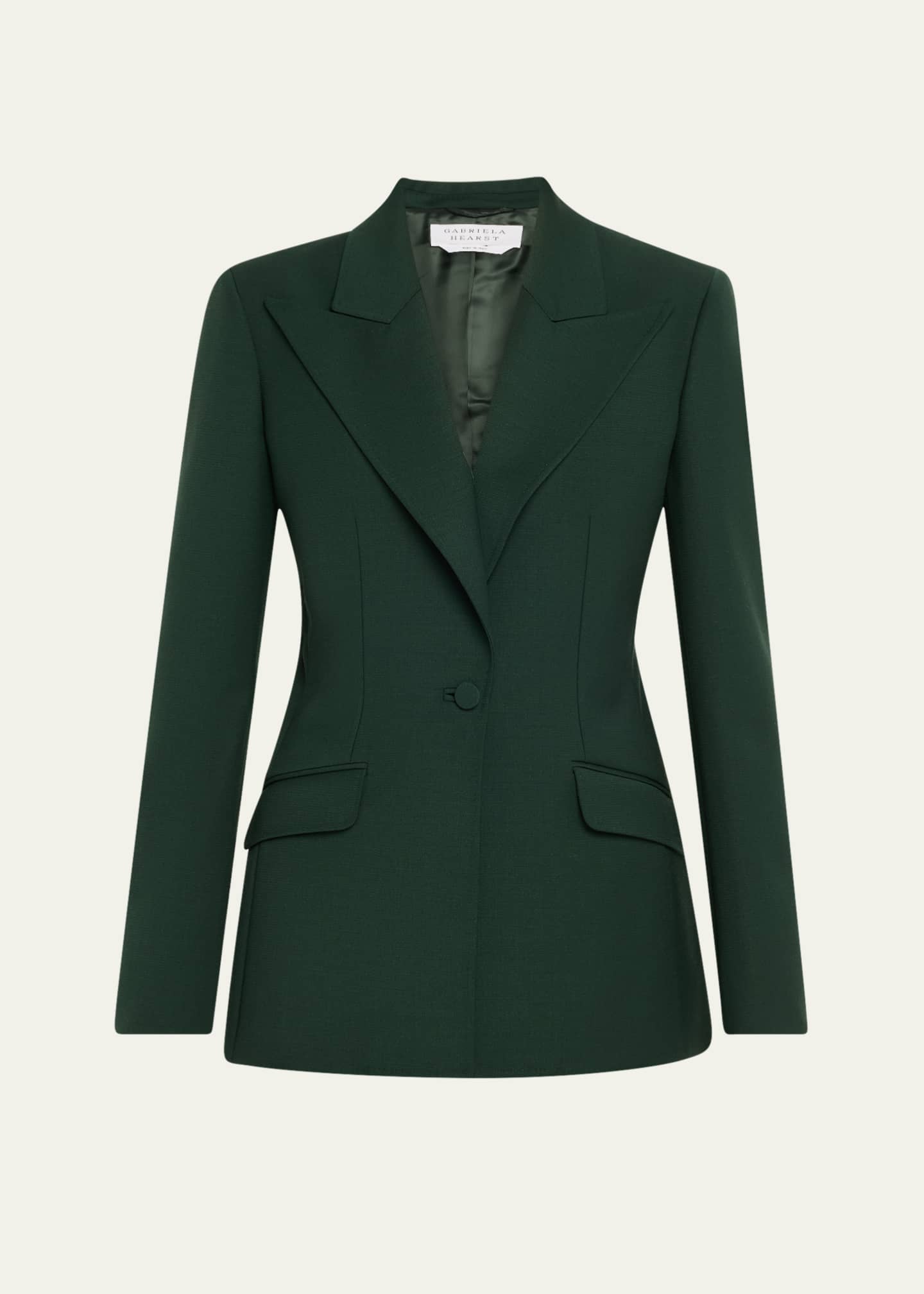 Gabriela Hearst Leiva Tailored Wool Blazer Image 1 of 5