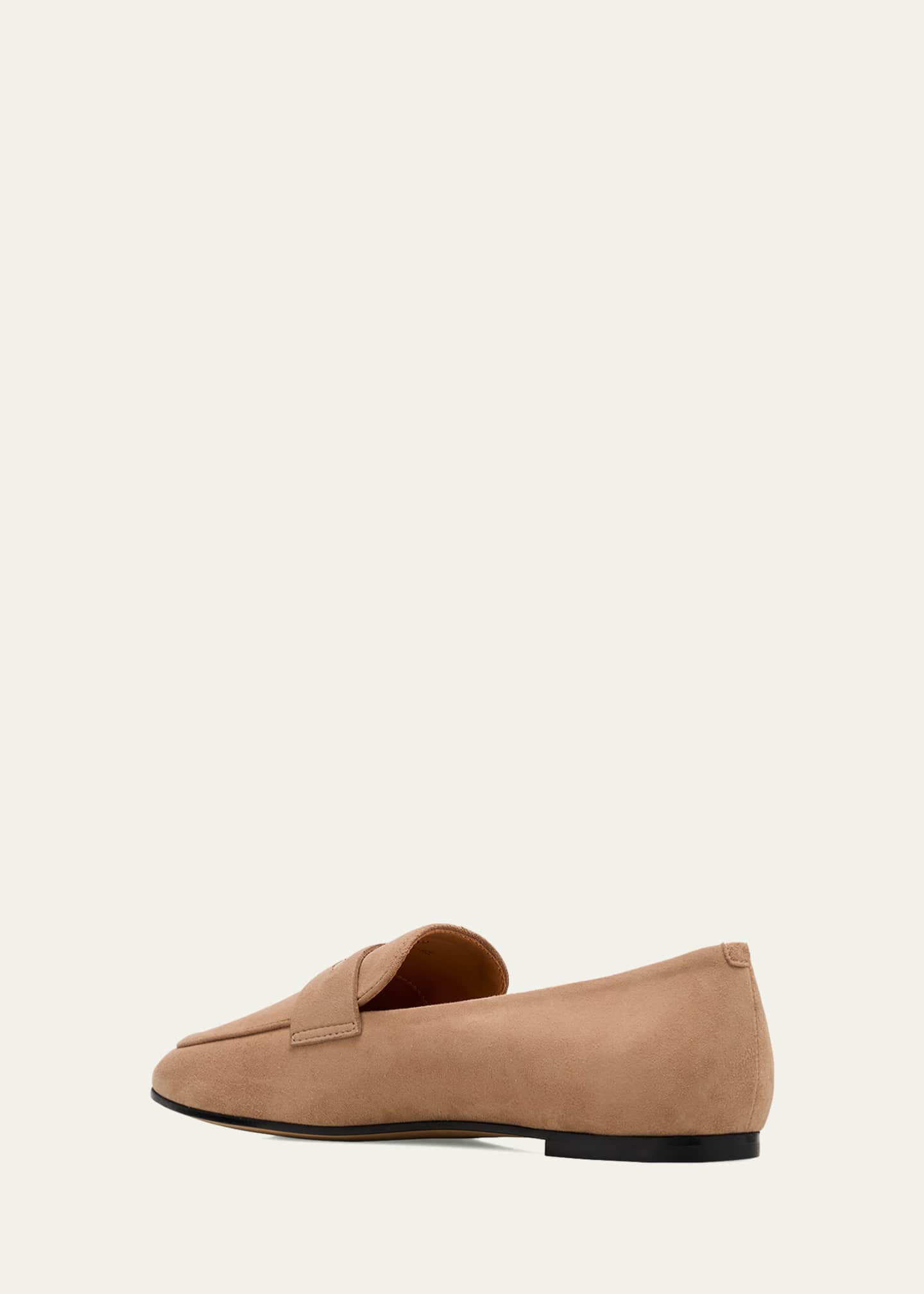 Tod's Suede Bar Detail Loafers Image 2 of 4