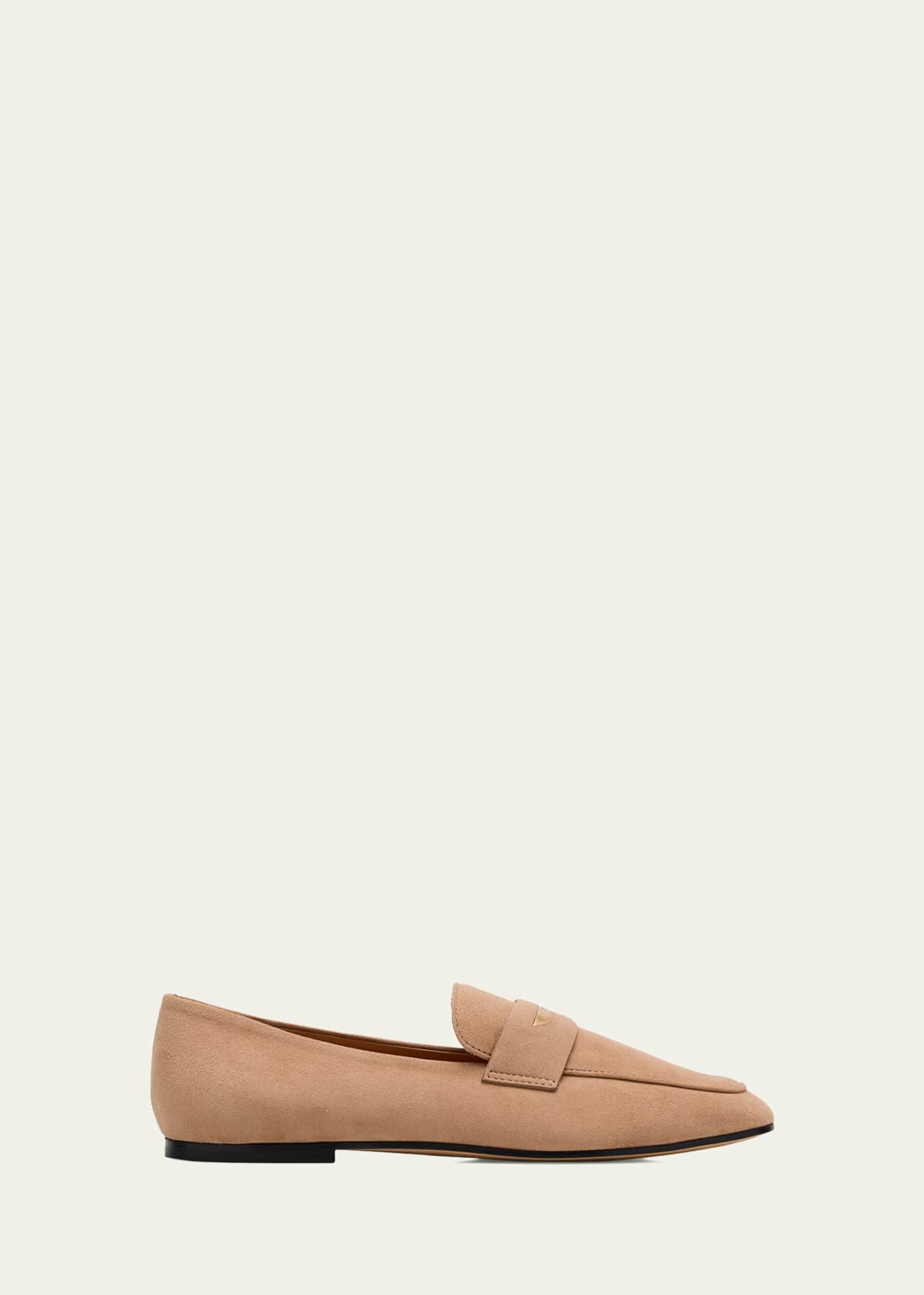 Tod's Suede Bar Detail Loafers Image 1 of 4